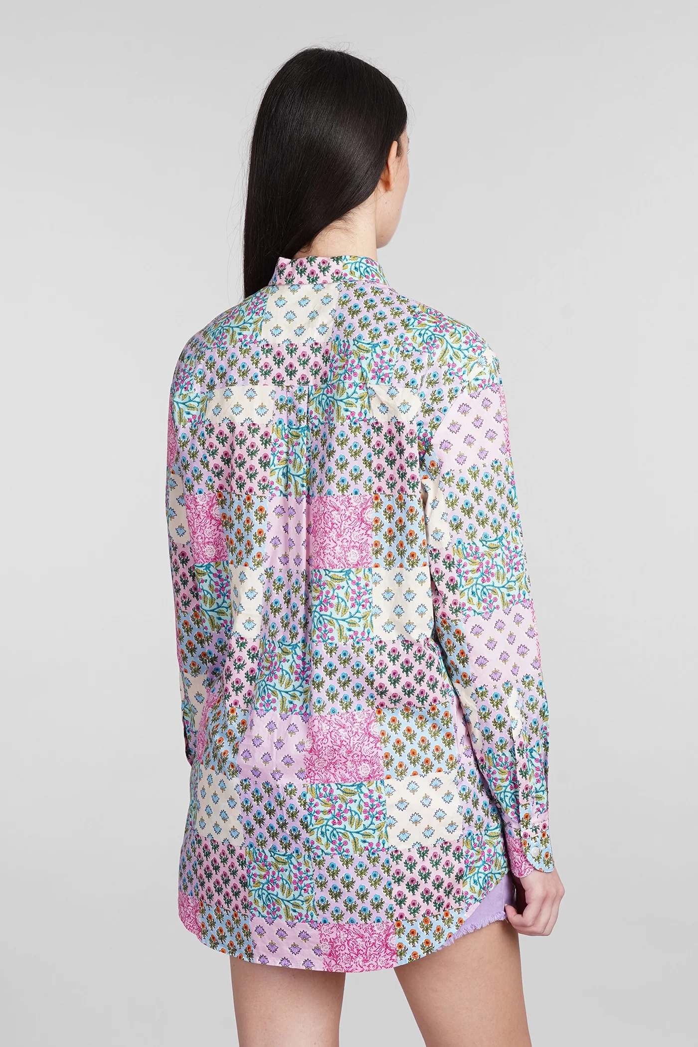 Brigitte Shirt in multicolor cotton - Image 3
