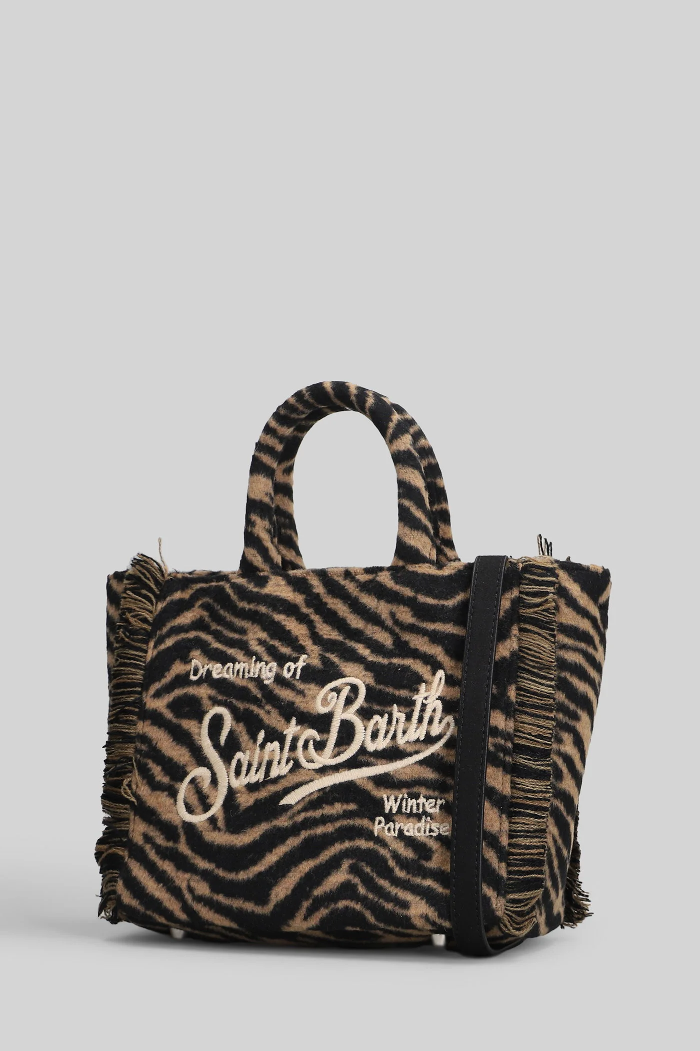 Colette felt Tote in Animalier polyester - Image 2