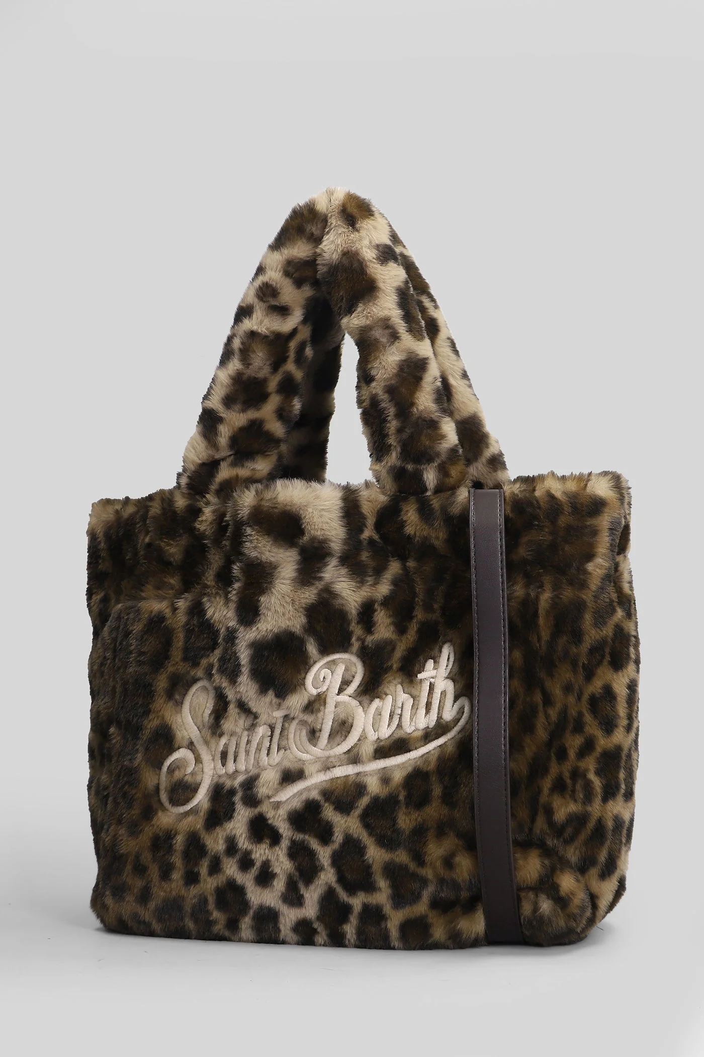 Colette soft fur Tote in Animalier acrylic - Image 2