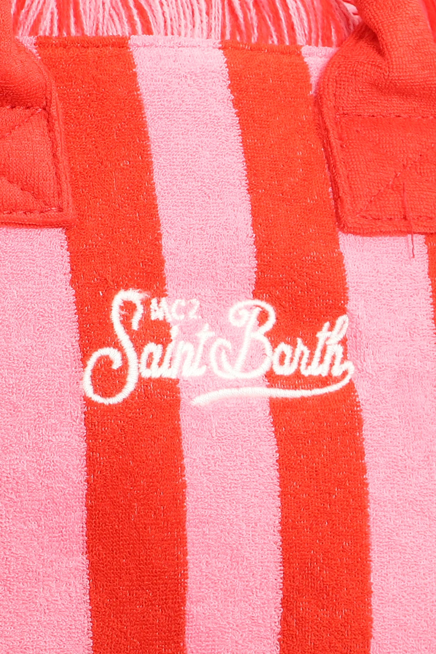 Colette sponge Tote in red cotton - Image 4