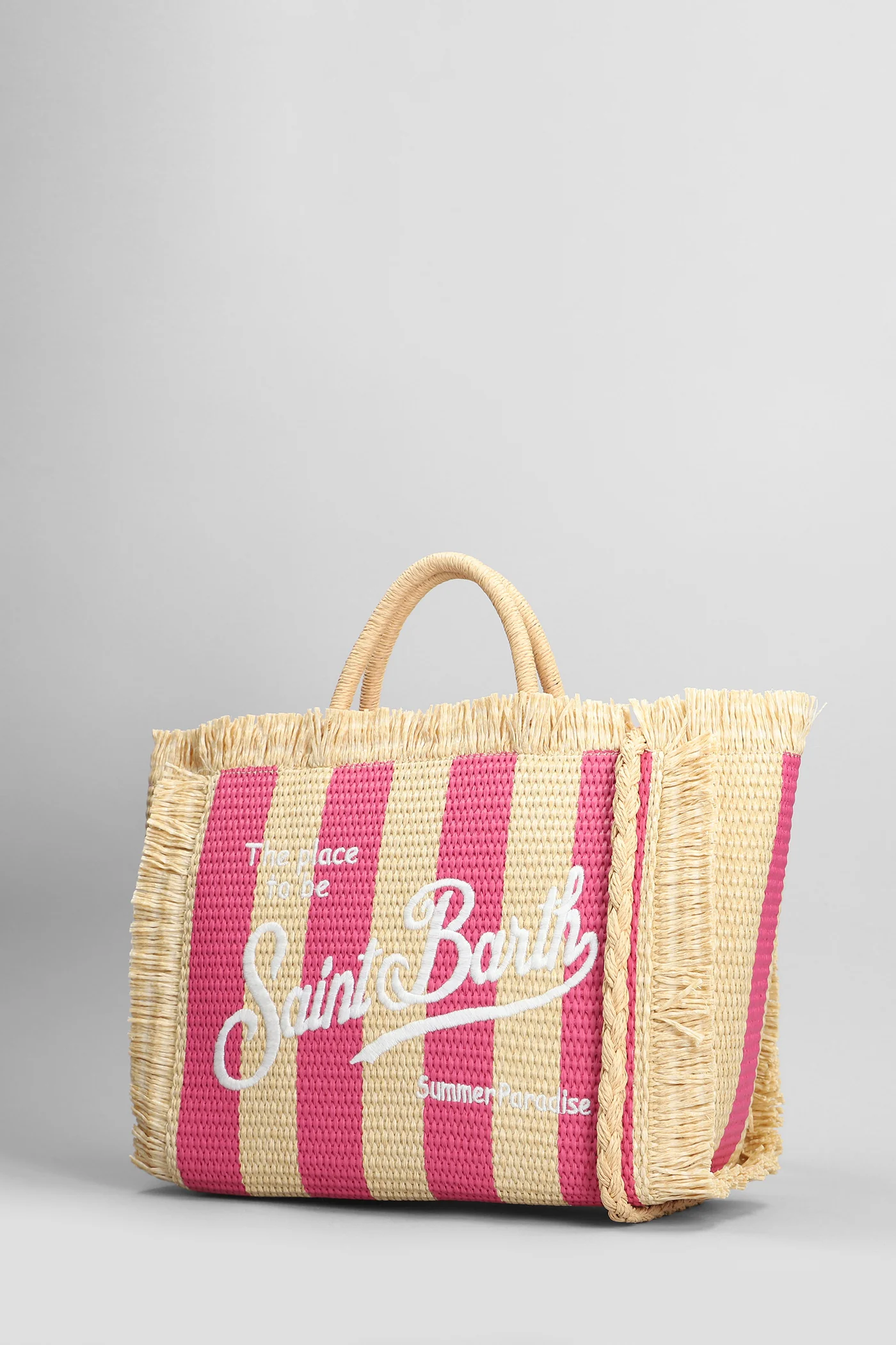 Colette straw n Tote in beige raffia - Image 2
