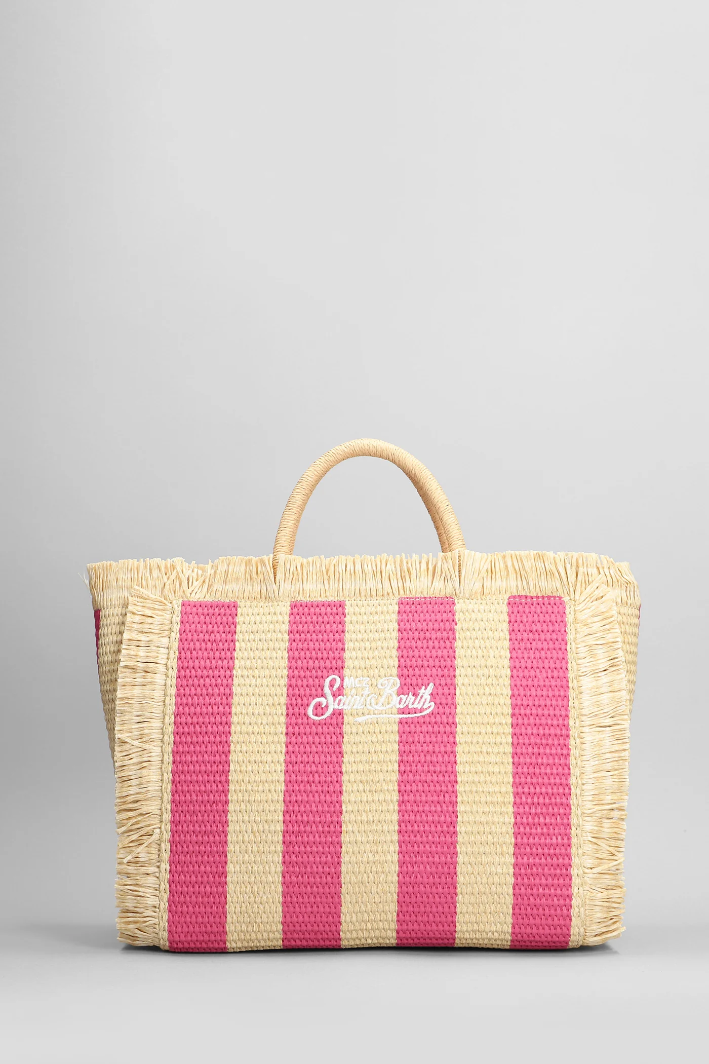 Colette straw n Tote in beige raffia - Image 3