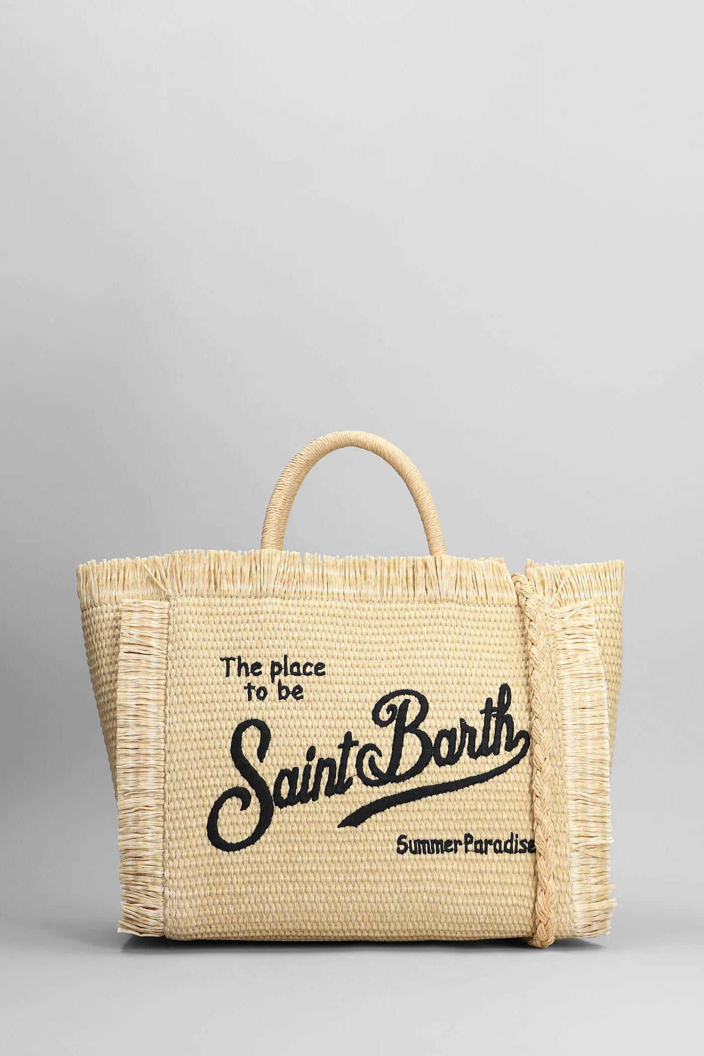Colette straw n Tote in beige raffia