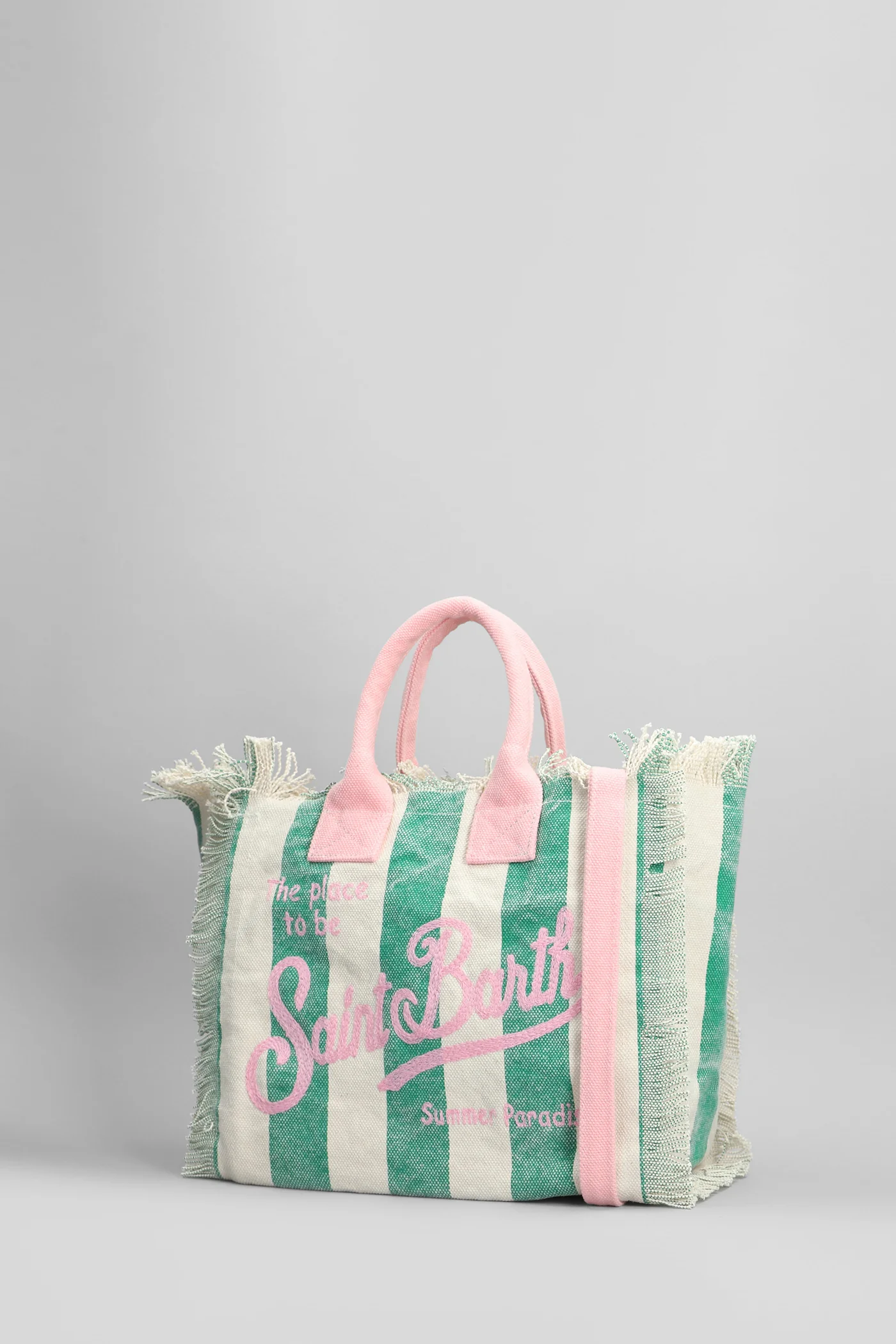 Colette Tote in beige cotton - Image 2