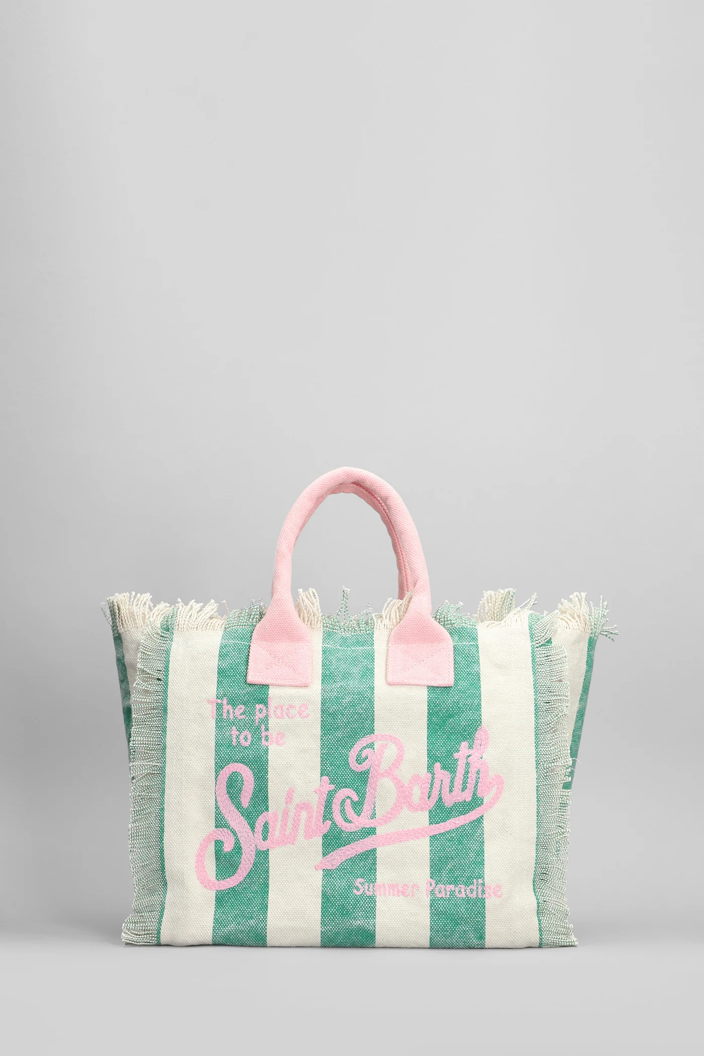 Colette Tote in beige cotton - Image 3
