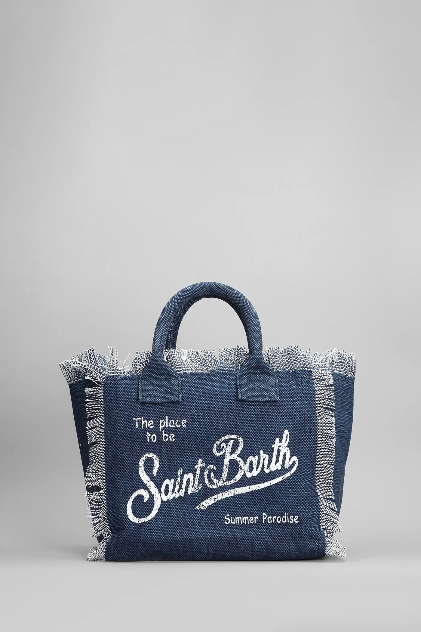 Colette Tote in blue cotton - Image 3
