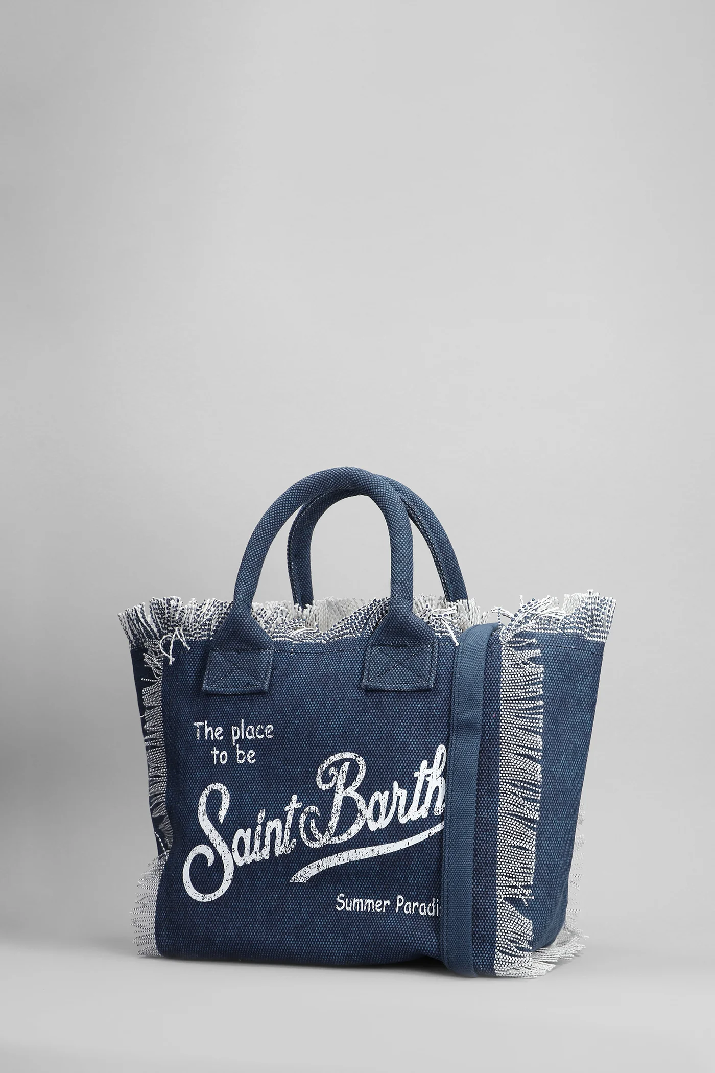 Colette Tote in blue cotton - Image 2