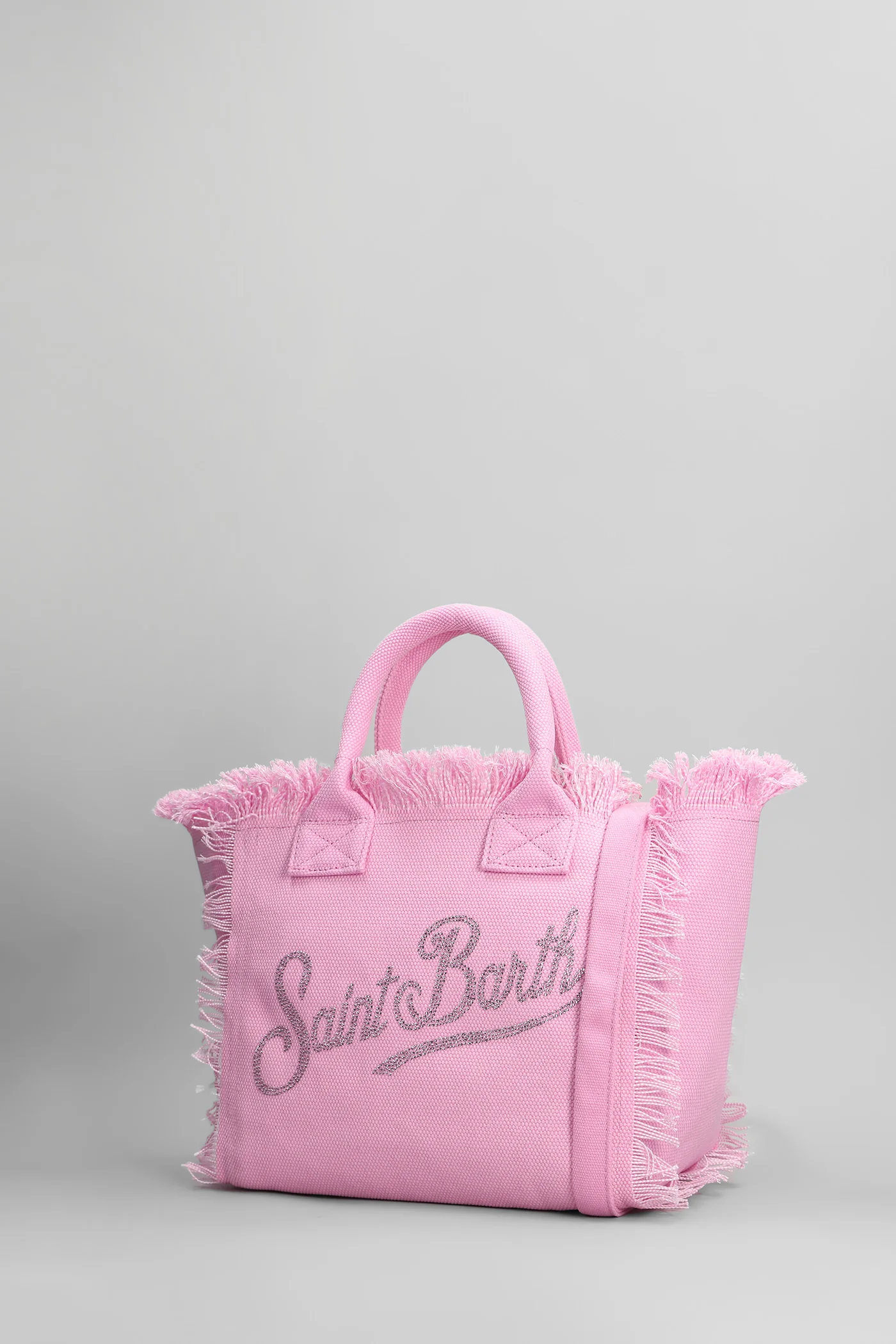 Colette Tote in rose-pink cotton - Image 2