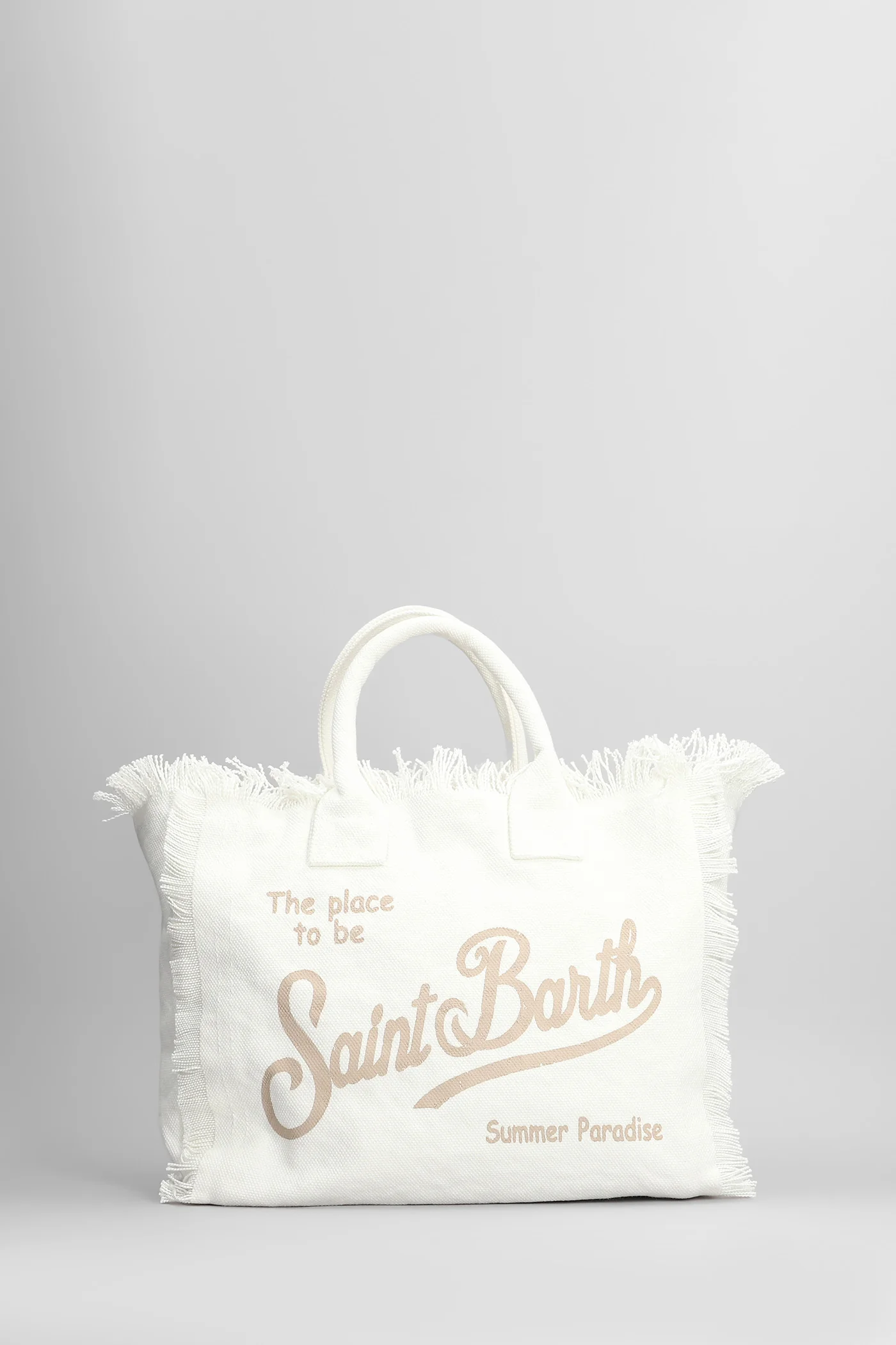 Colette Tote in white cotton - Image 3