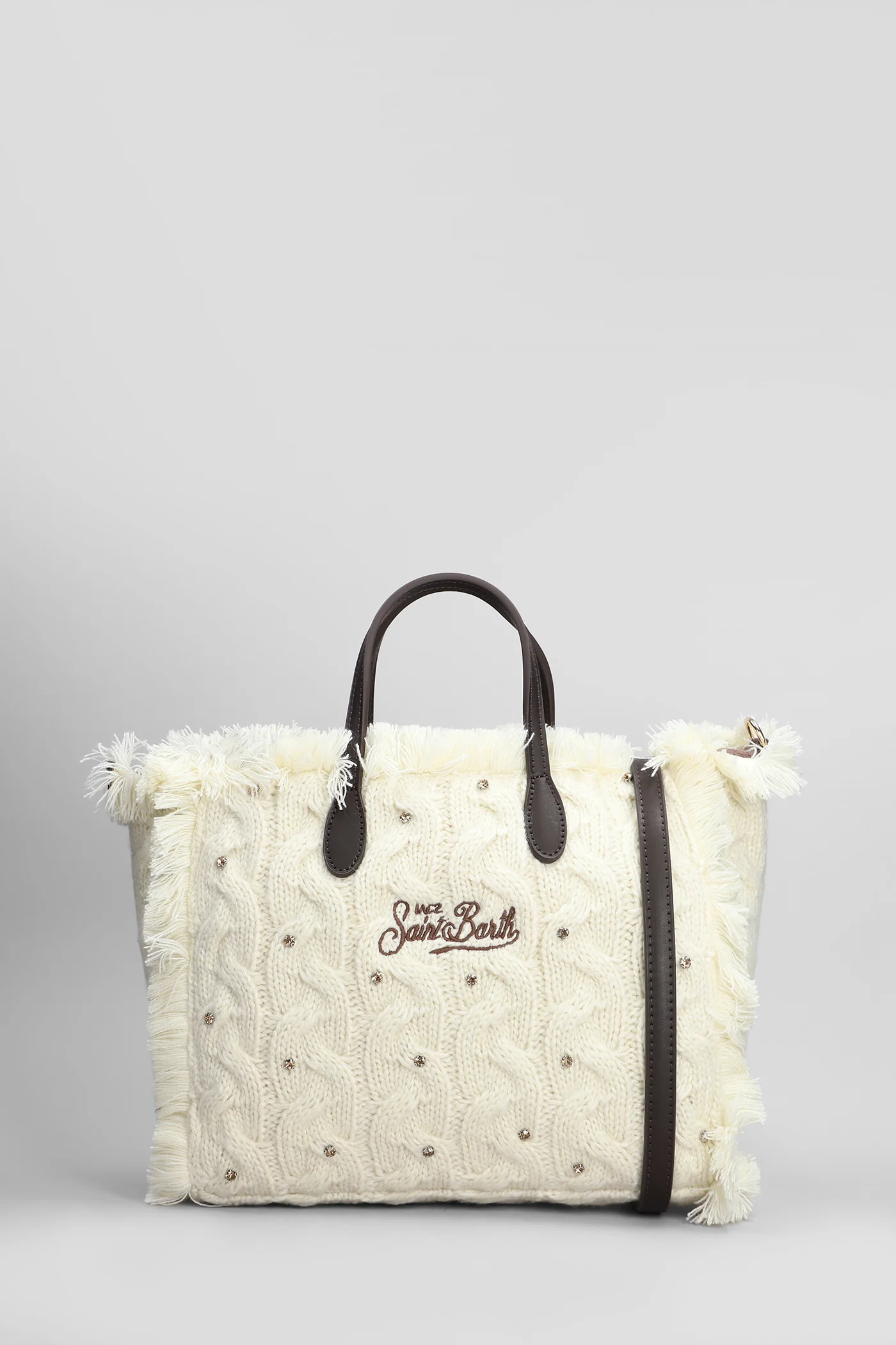 Colette w Tote in beige acrylic