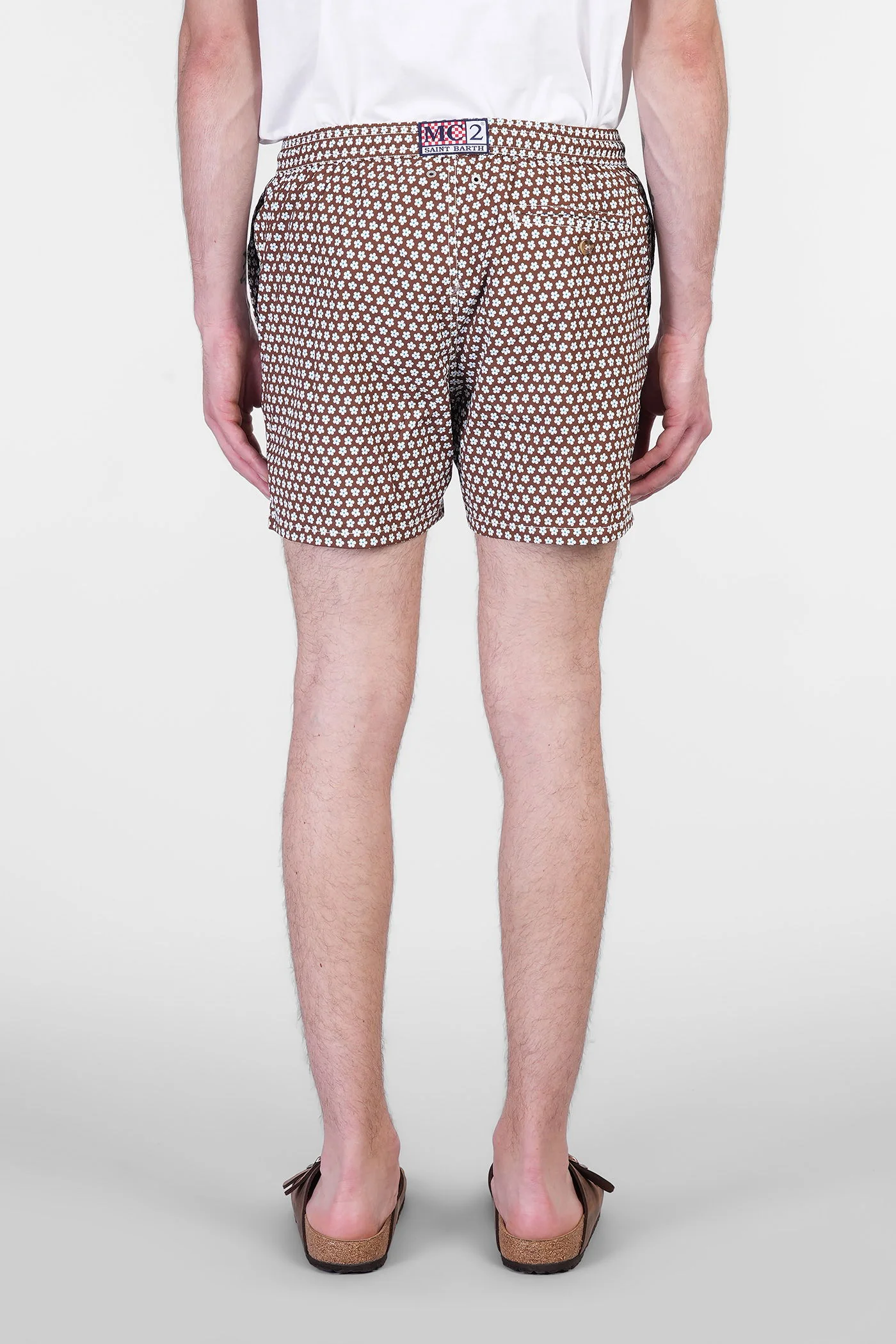 Comfort light Beachwear in brown polyamide - Image 3