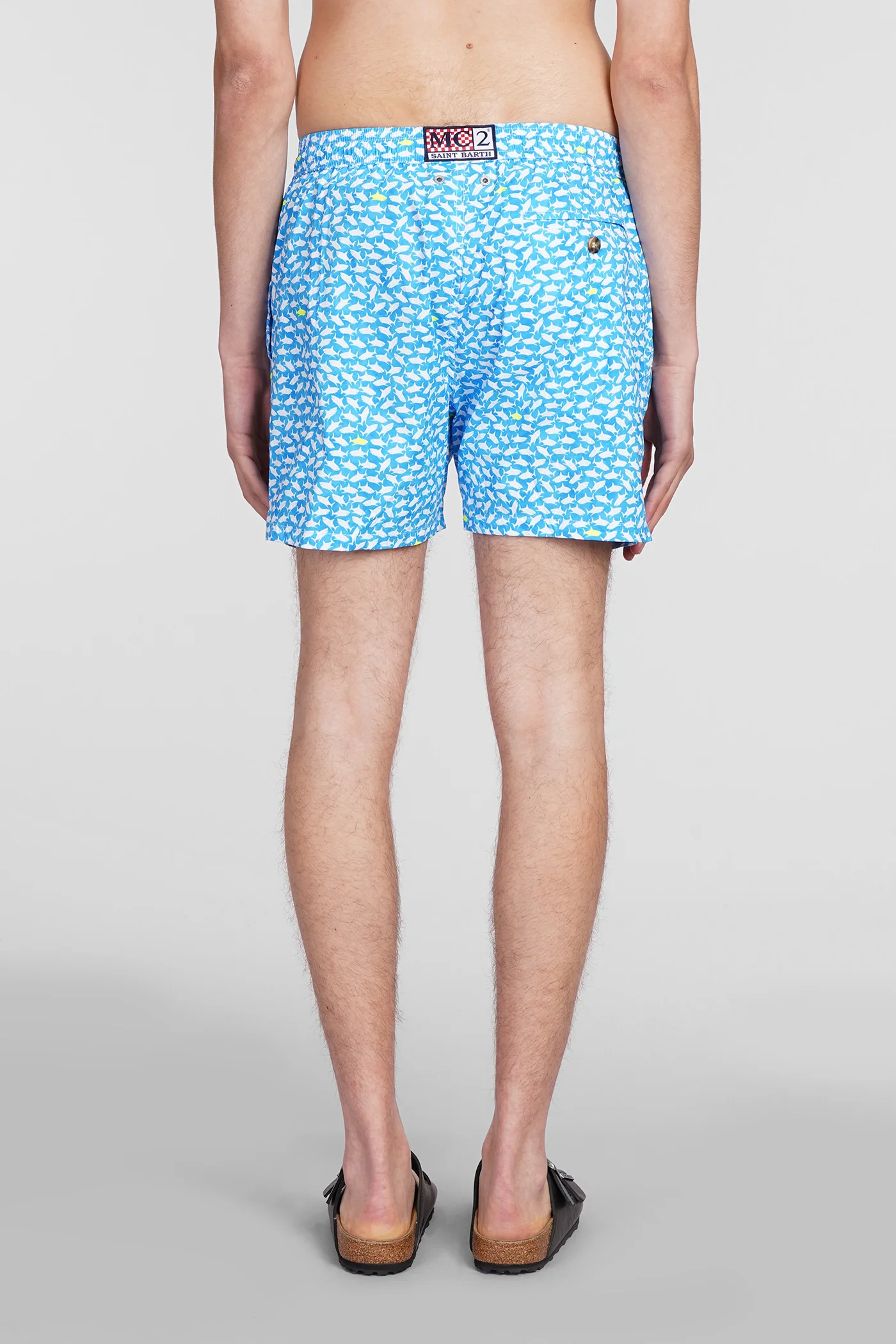 Comfort light Beachwear in cyan polyester - Image 2