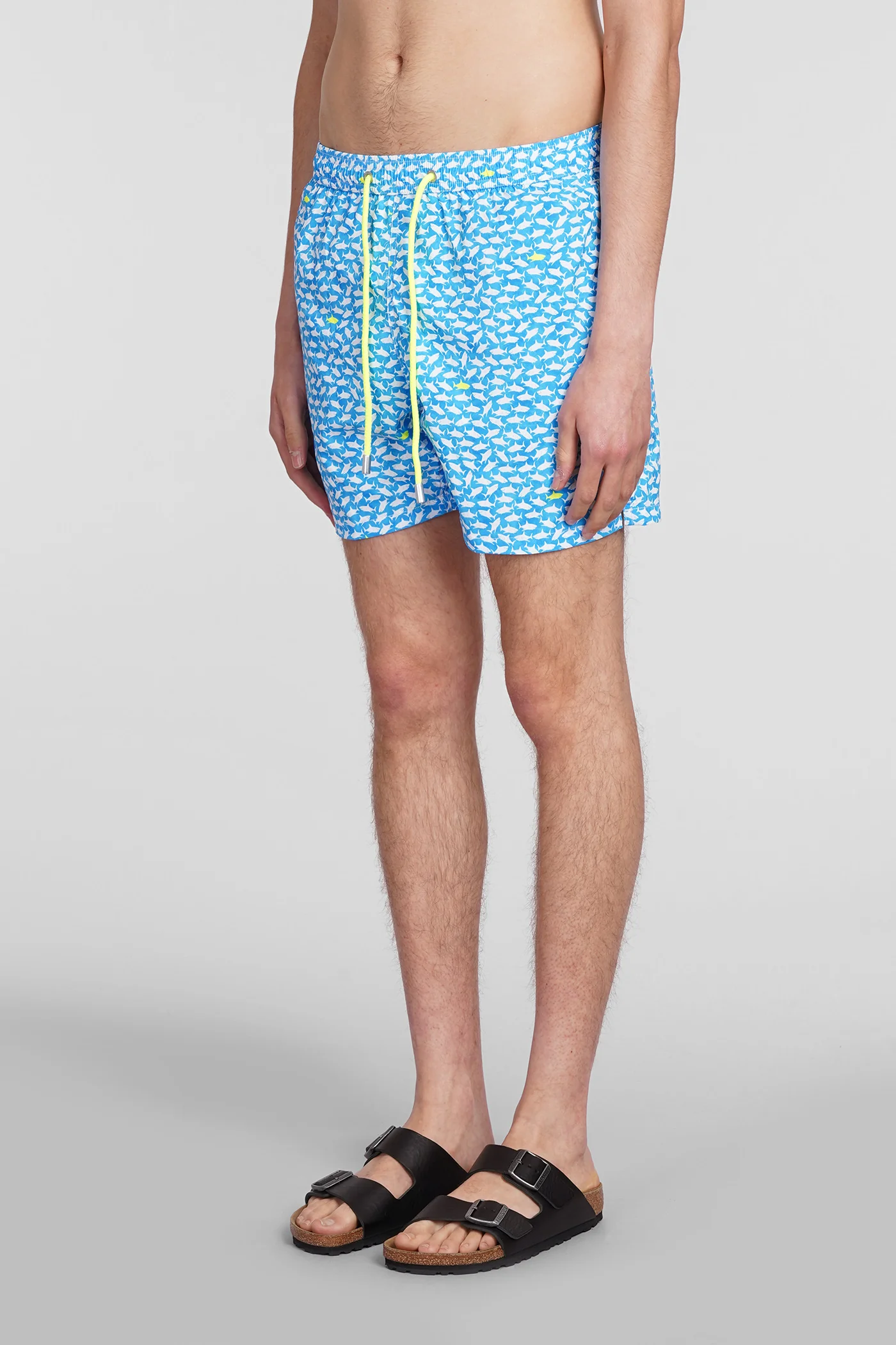 Comfort light Beachwear in cyan polyester - Image 3