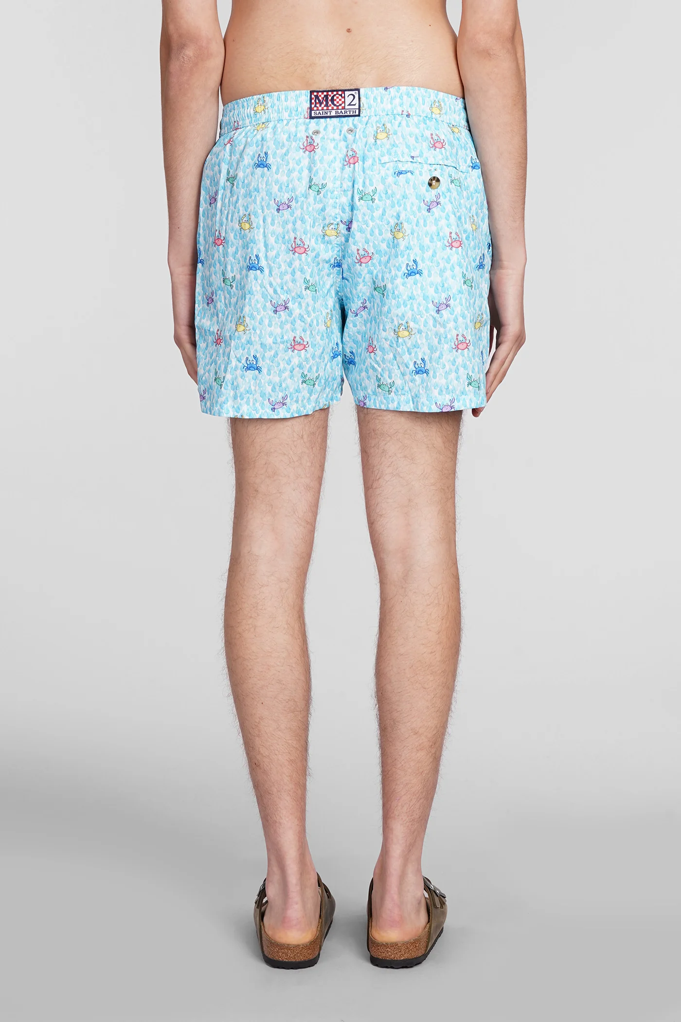 Comfort light Beachwear in cyan polyester - Image 2