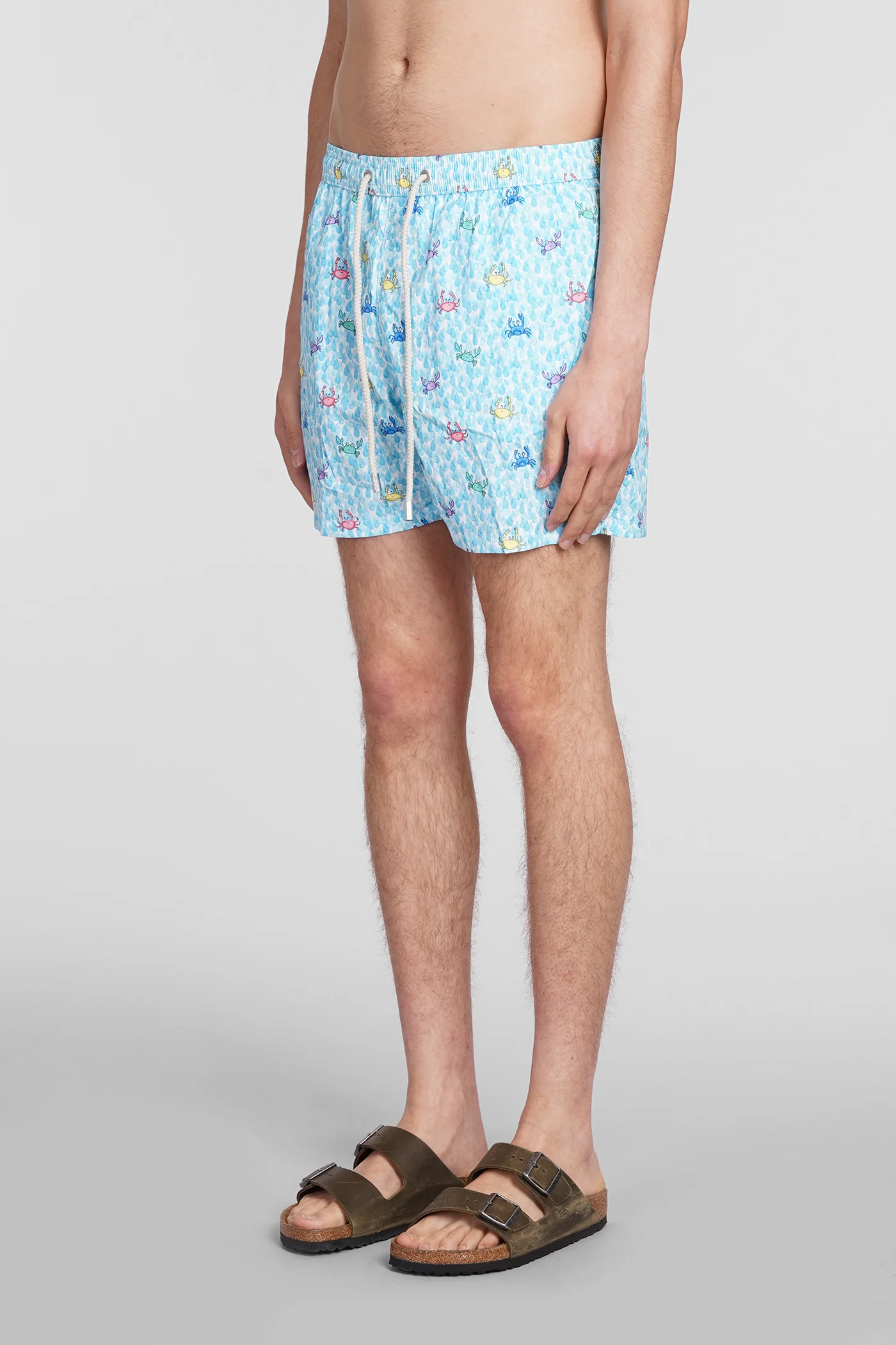 Comfort light Beachwear in cyan polyester - Image 3