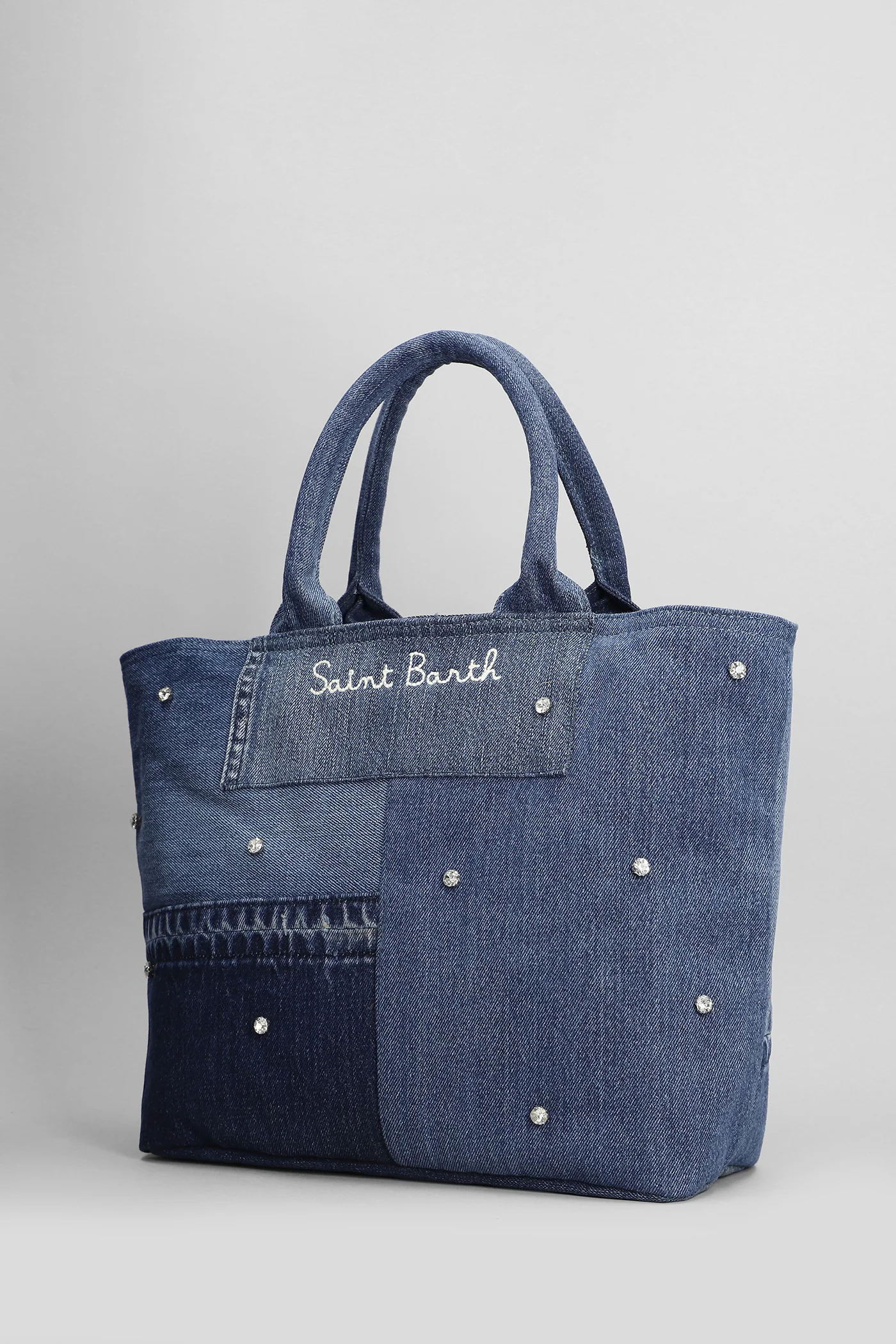 Dakota bag Tote in blue cotton - Image 2