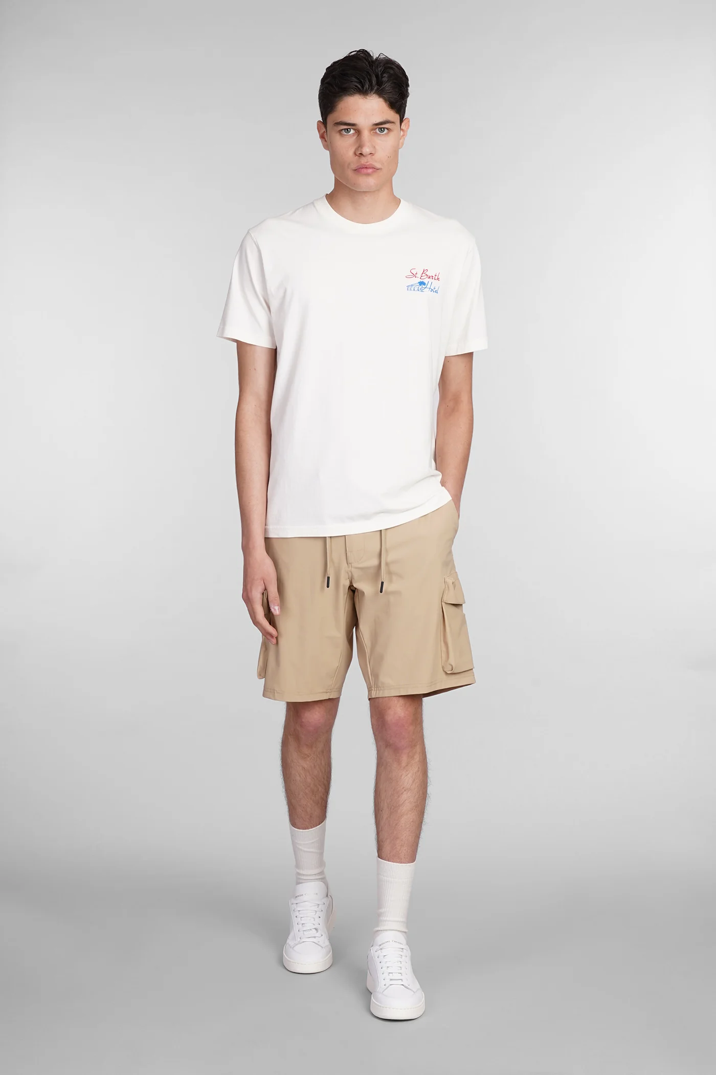 Deck Shorts in beige polyamide - Image 2