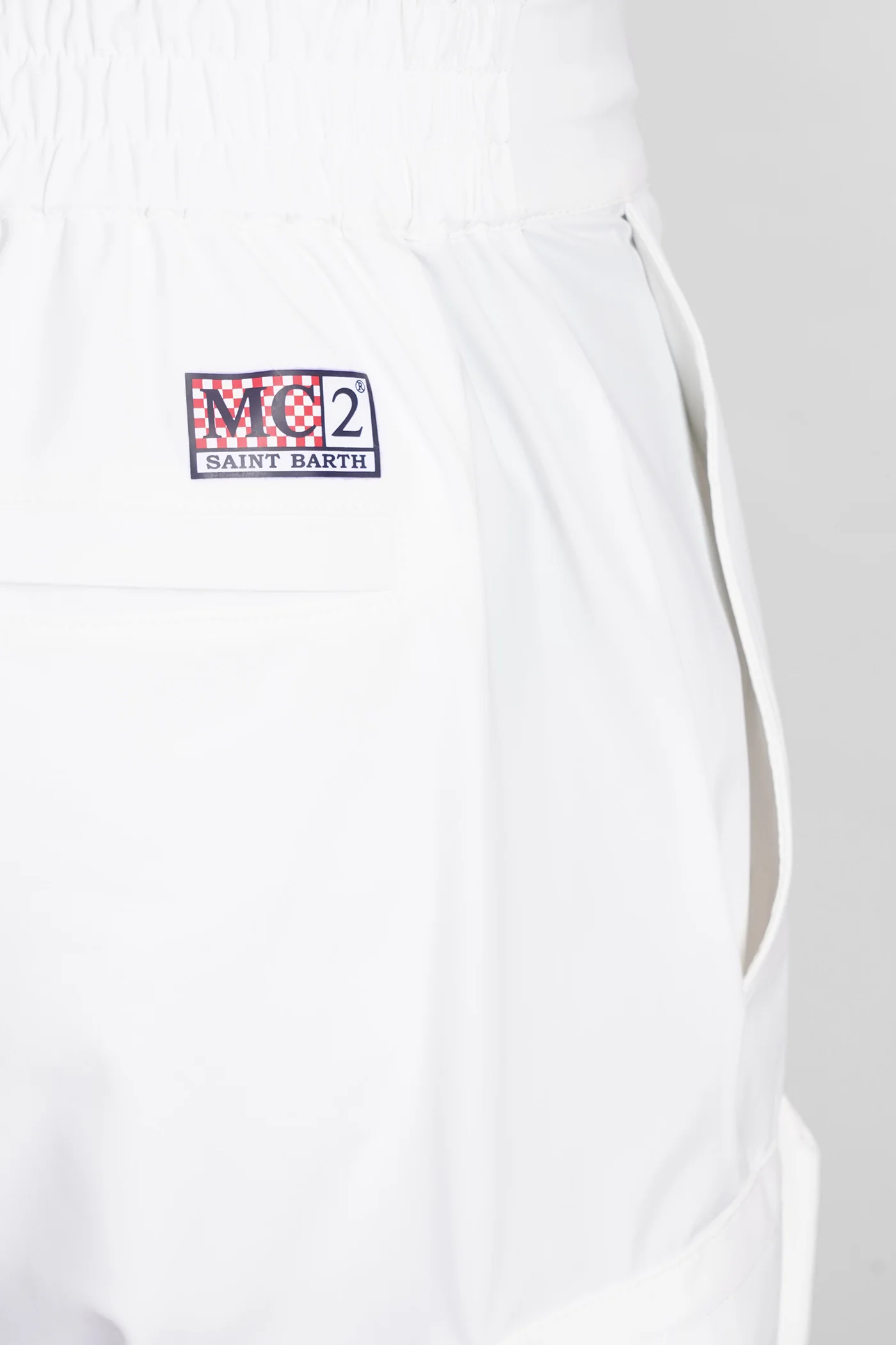 Deck Shorts in white polyamide - Image 5