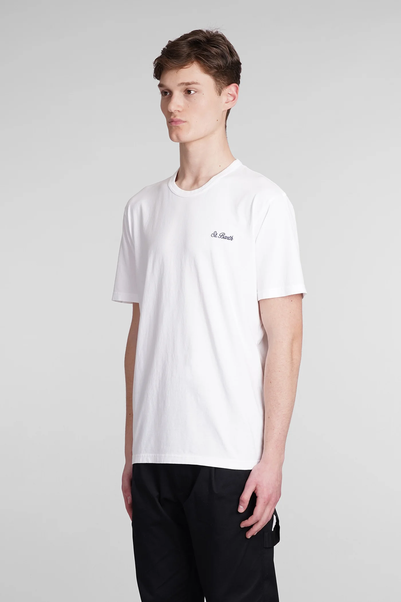 Dover T-Shirt in white cotton - Image 4