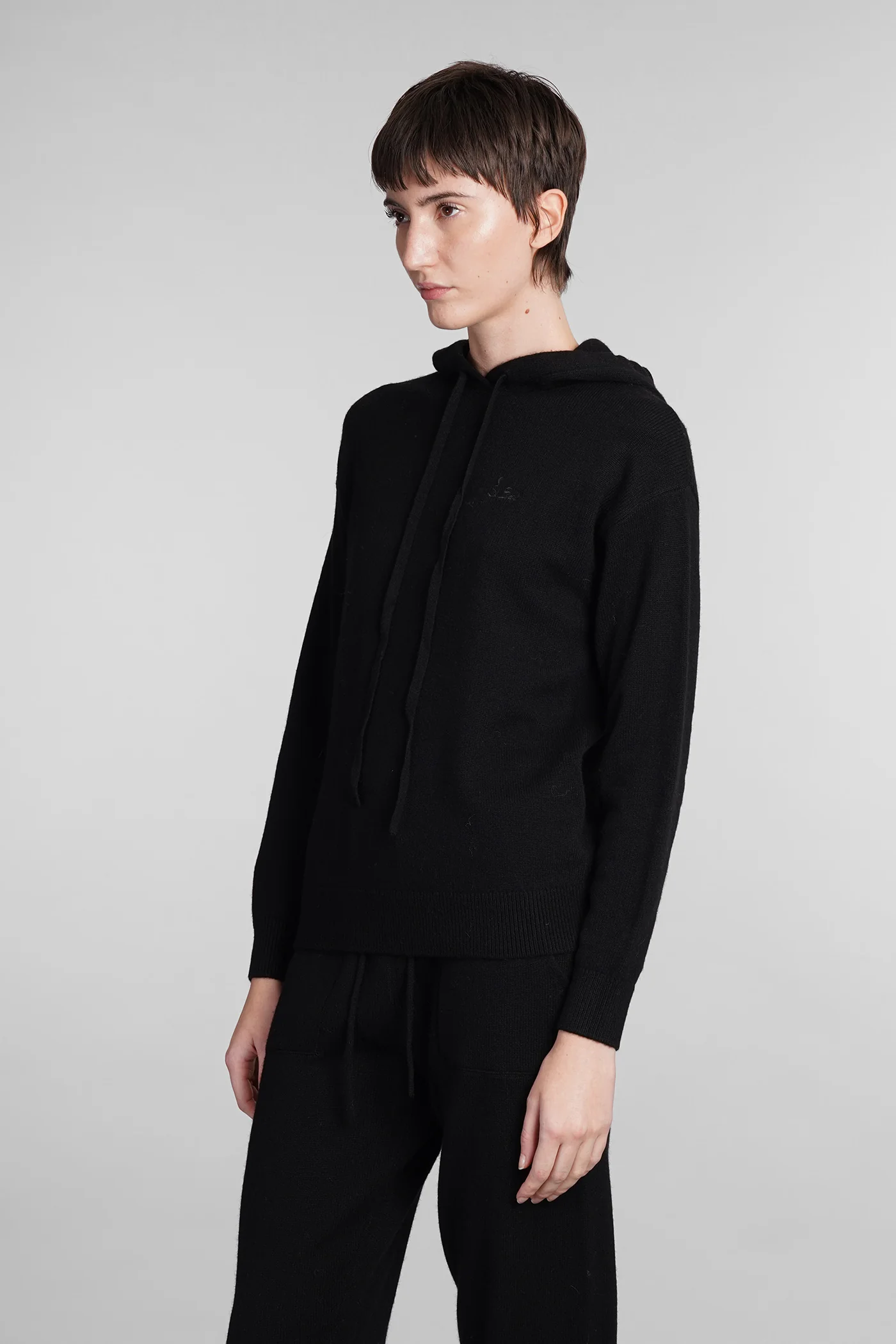 Elide Knitwear in black wool - Image 4