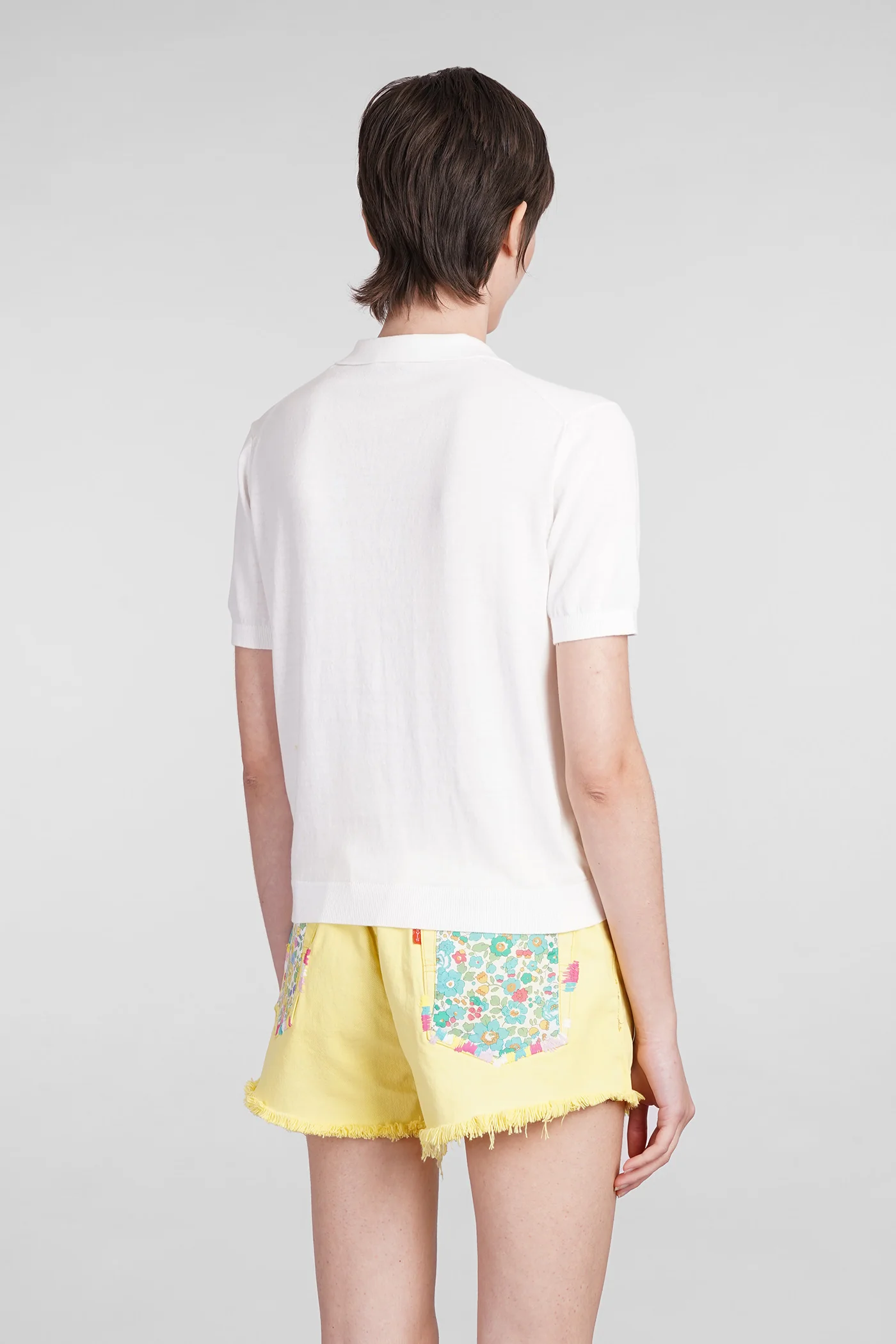 Evonne Polo in white cotton - Image 3