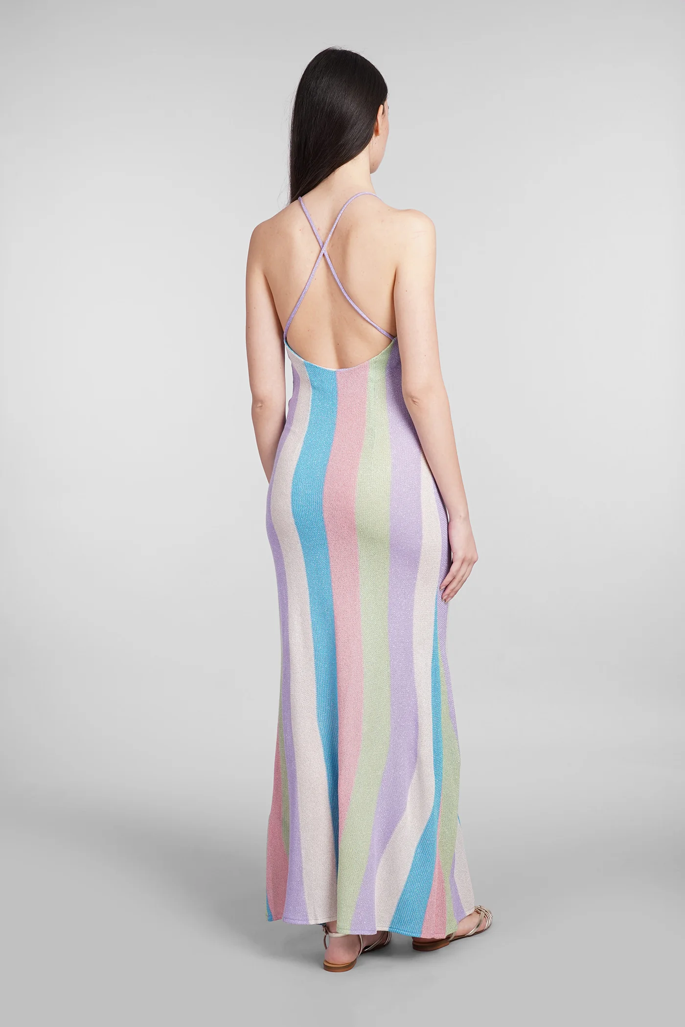 Eydis Dress woman  in multicolor viscose - Image 3