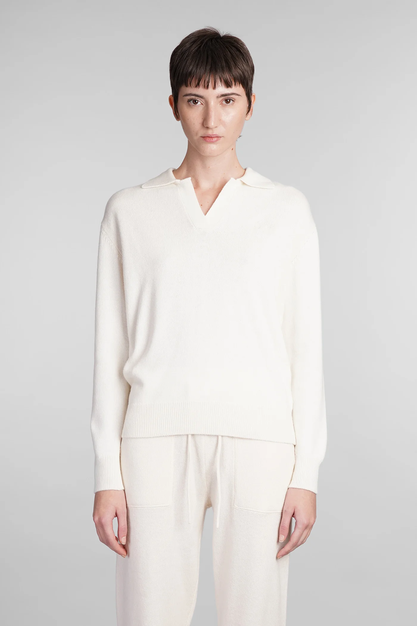 Eze Polo in beige wool
