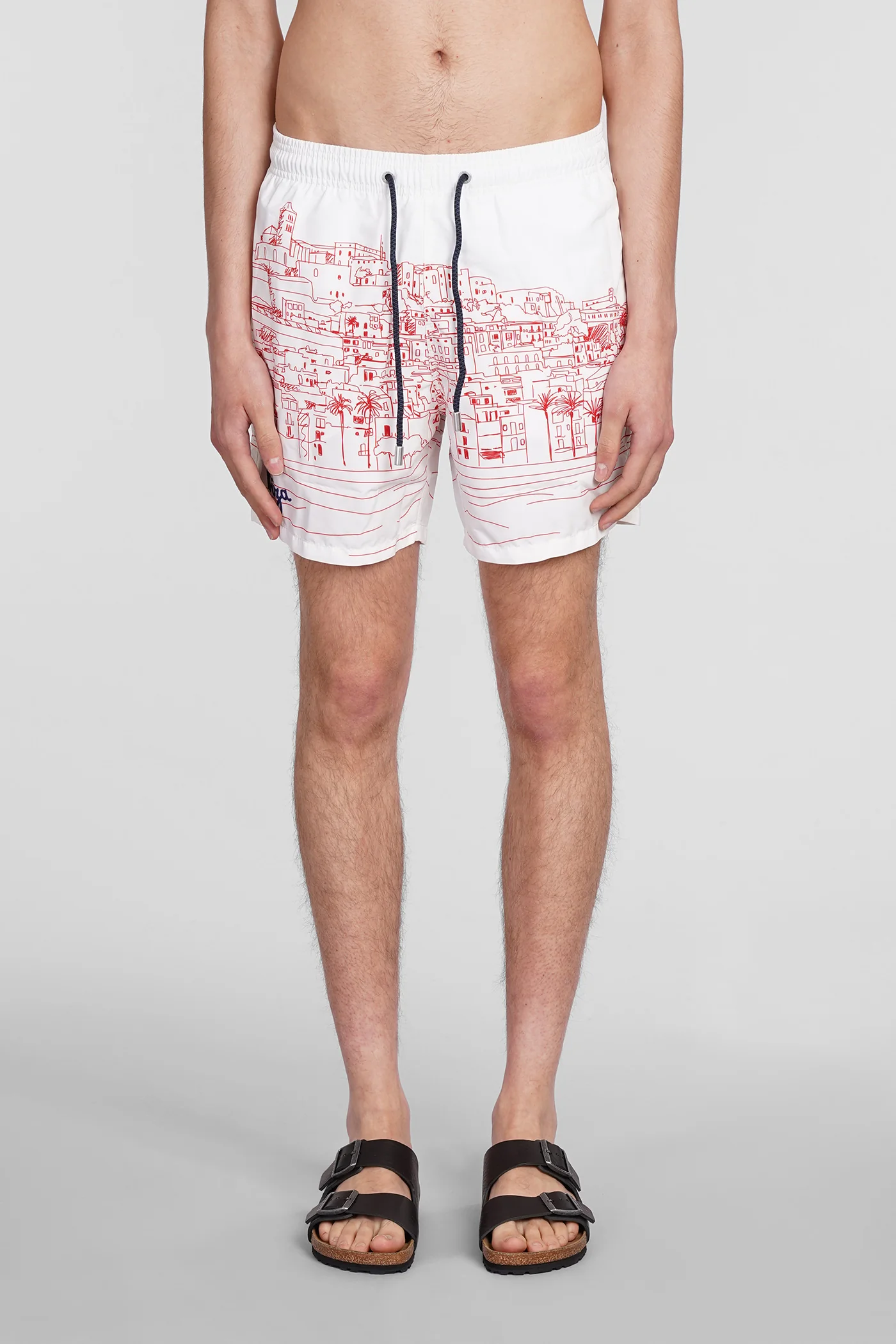 Gustavia placed prin Beachwear in white polyester