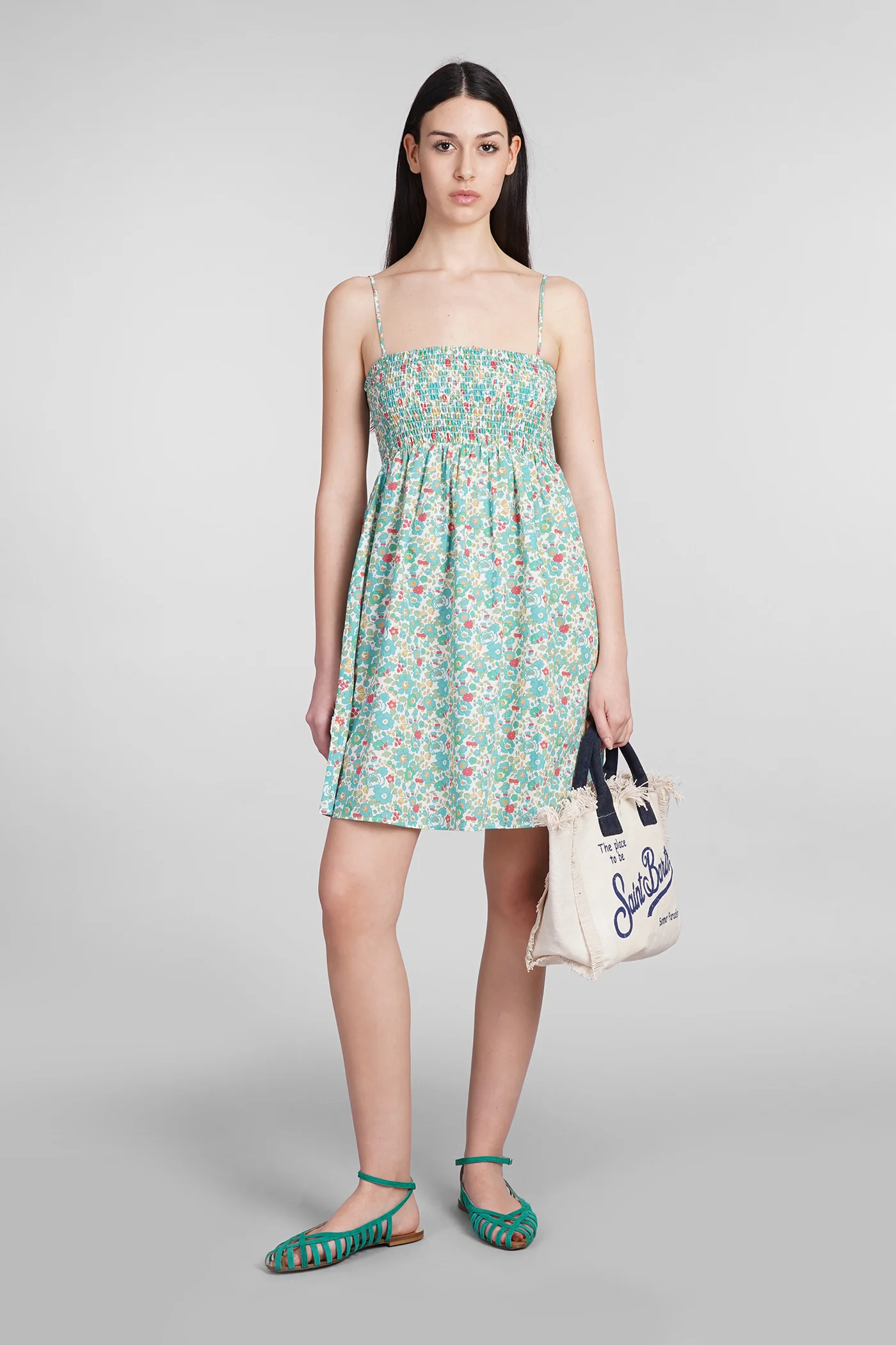 Hawa Dress woman  in multicolor cotton - Image 2