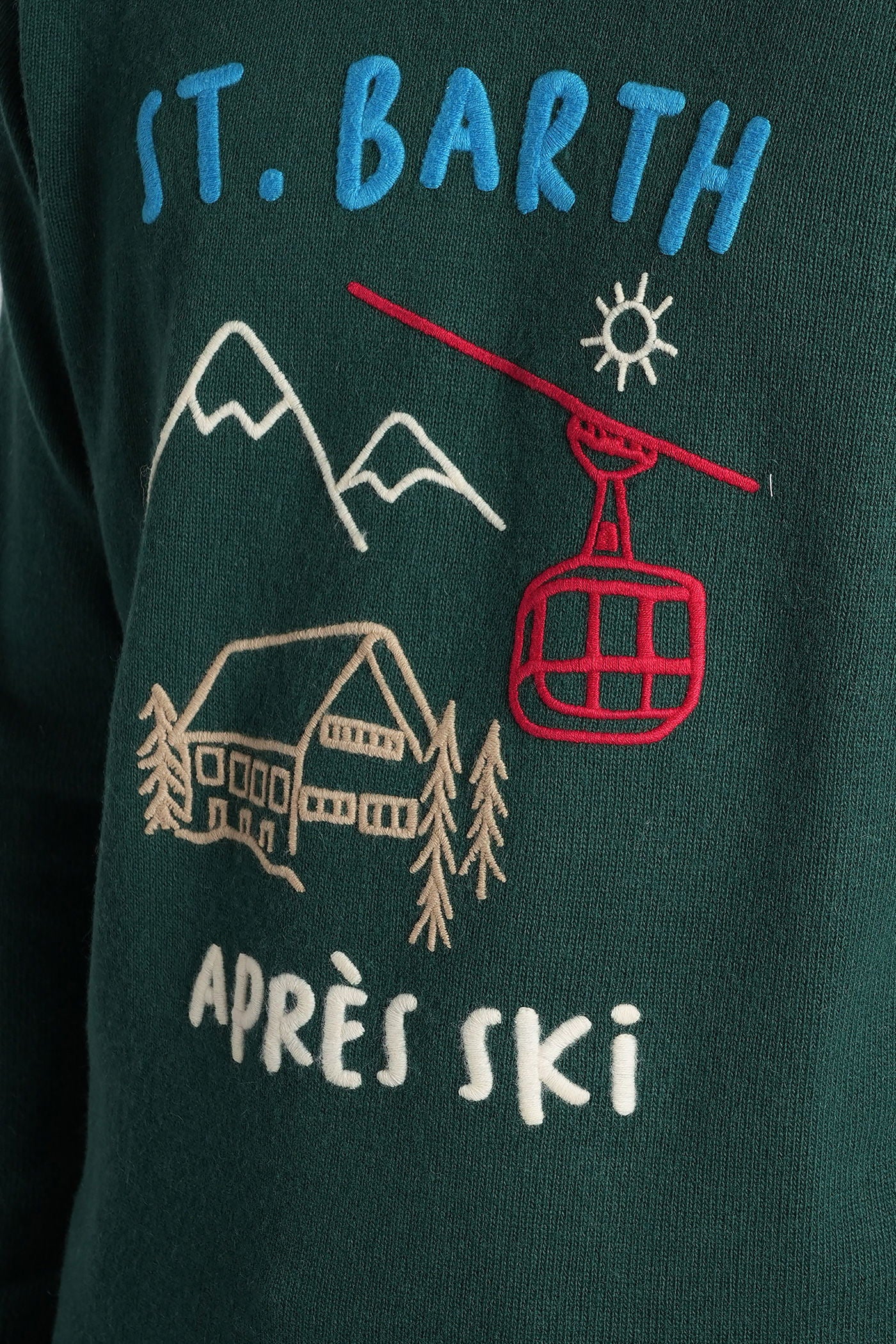 Heron Knitwear in green wool - Image 5