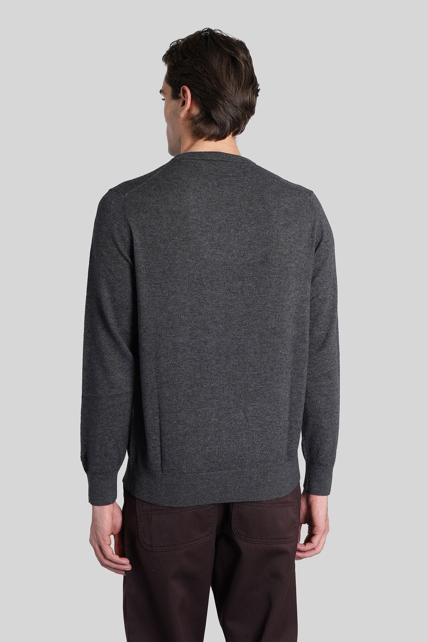 Heron light embry Knitwear in grey wool - Image 3