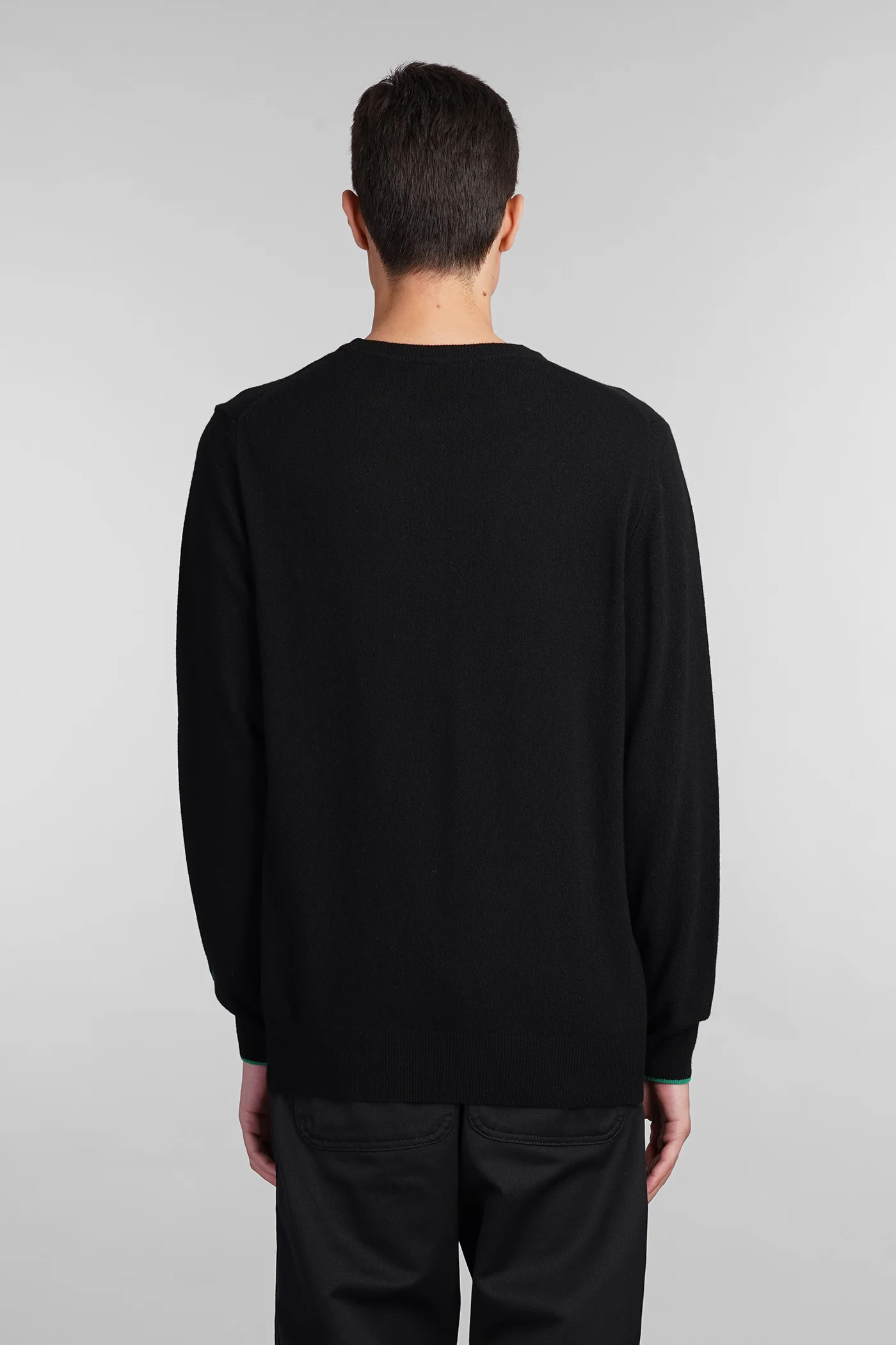 Heron light Knitwear in black wool - Image 3