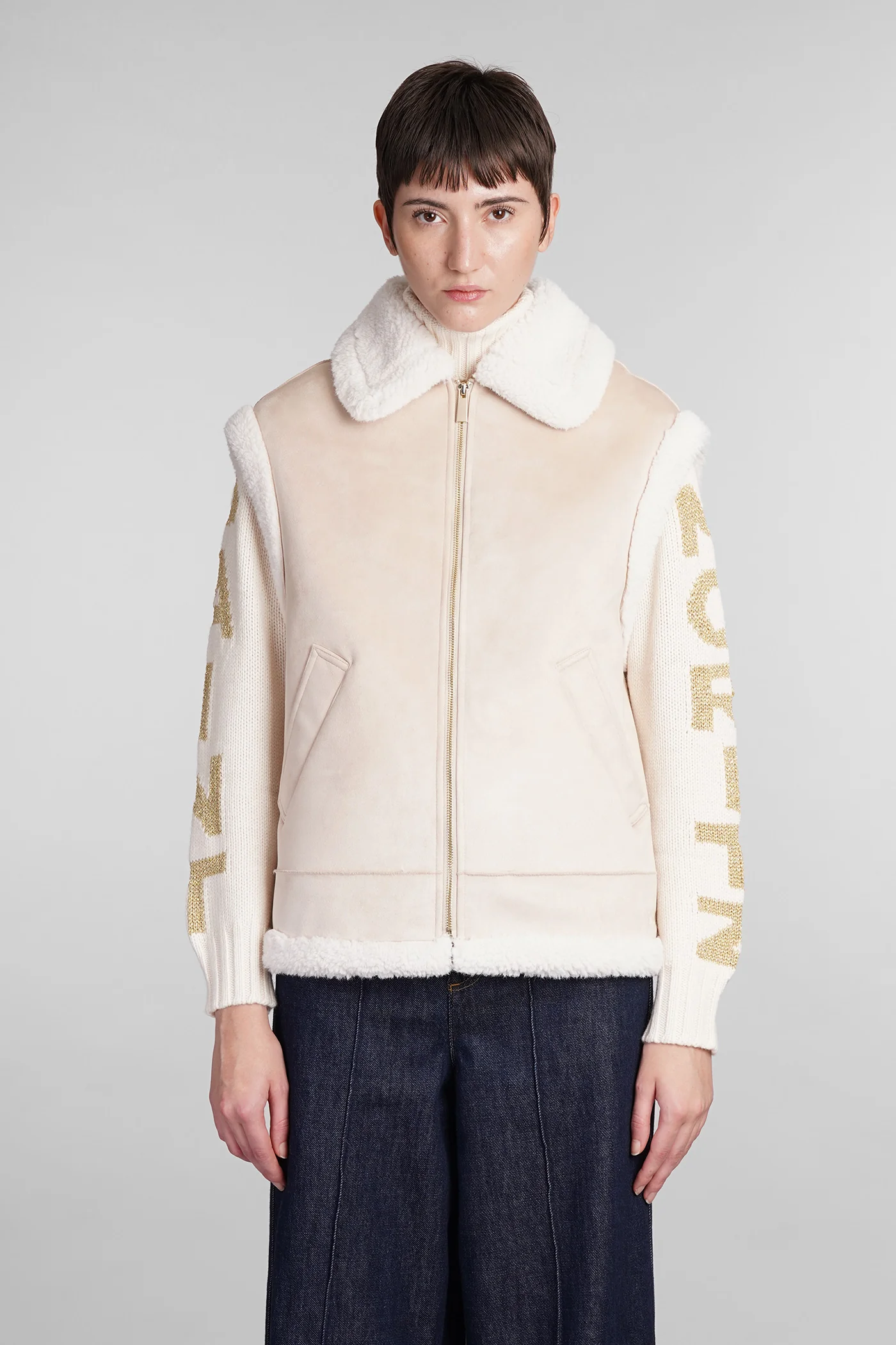 Hesketh Shearling in beige polyester