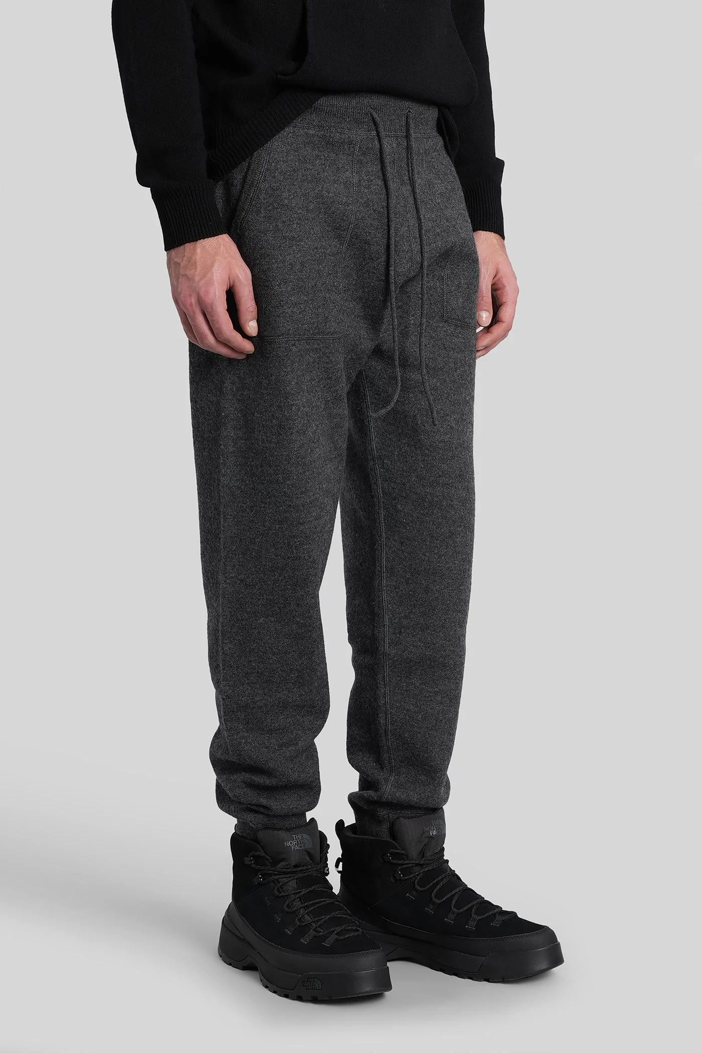 John Pants in grey wool - Image 4