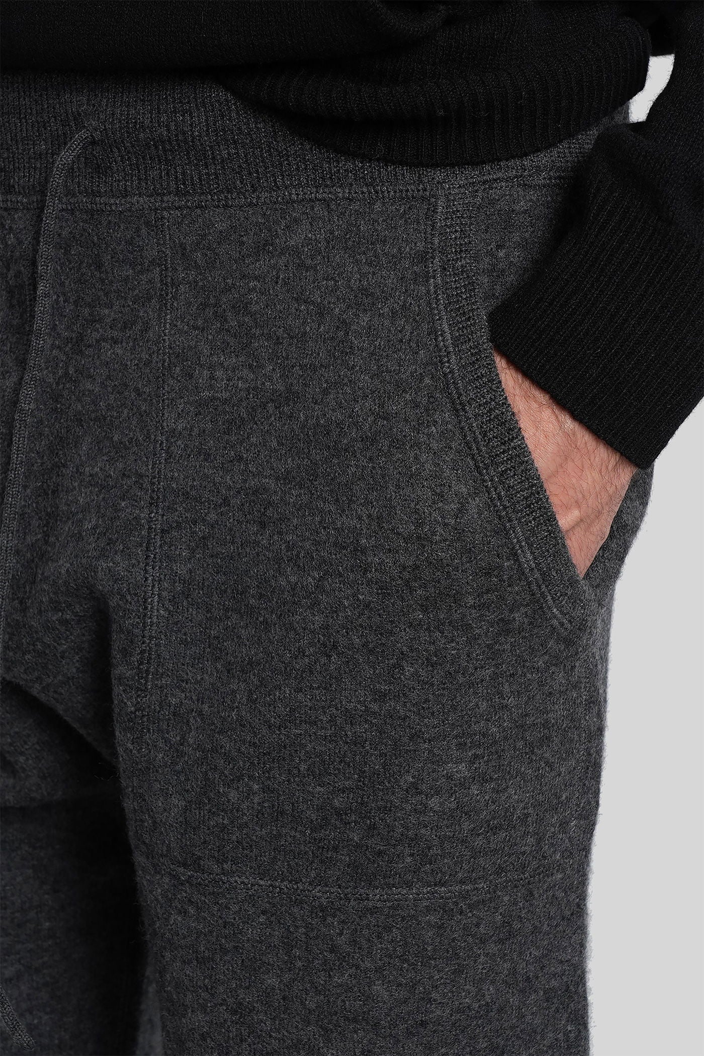 John Pants in grey wool - Image 5