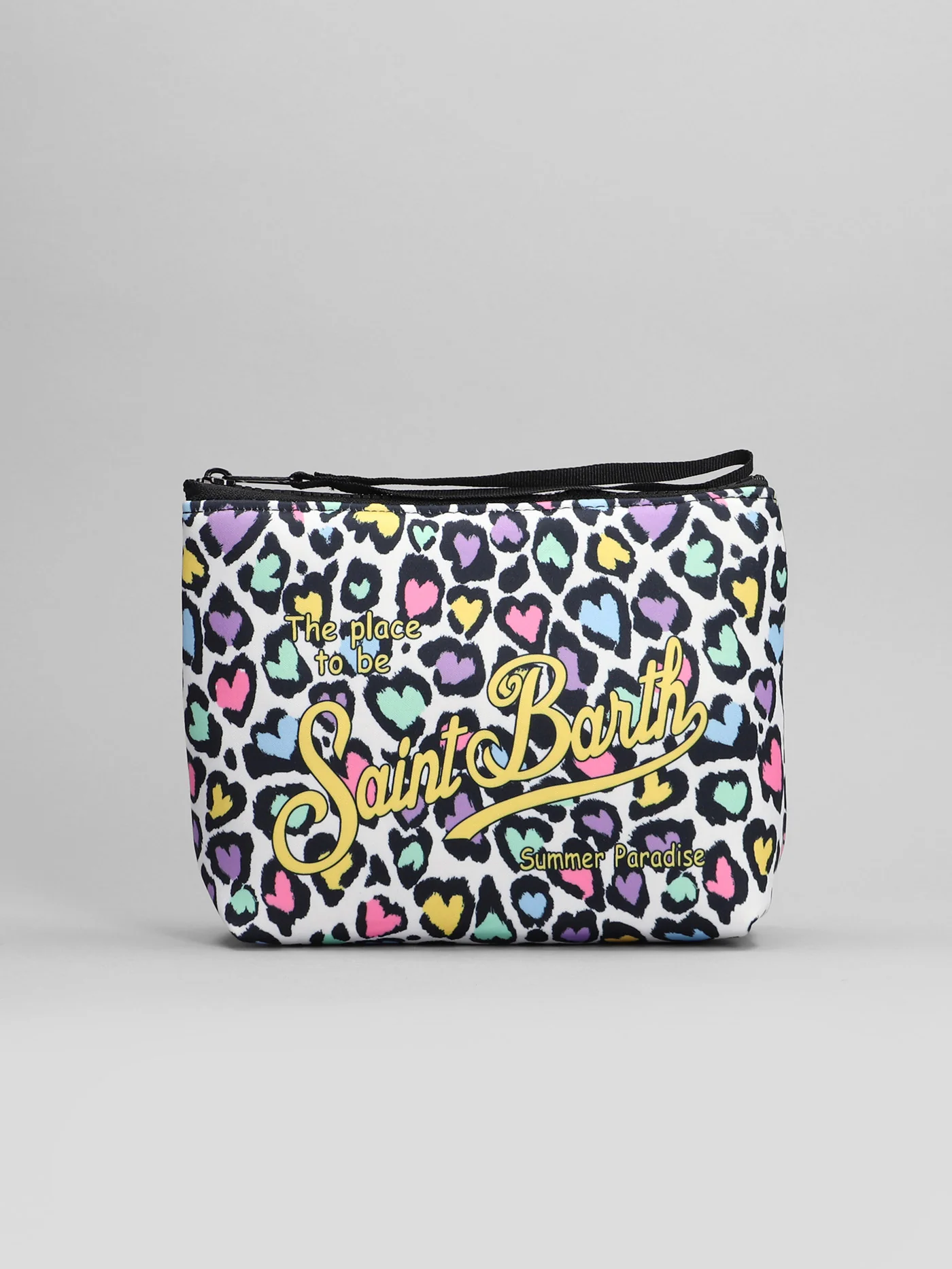 Aline Clutch in white Neoprene