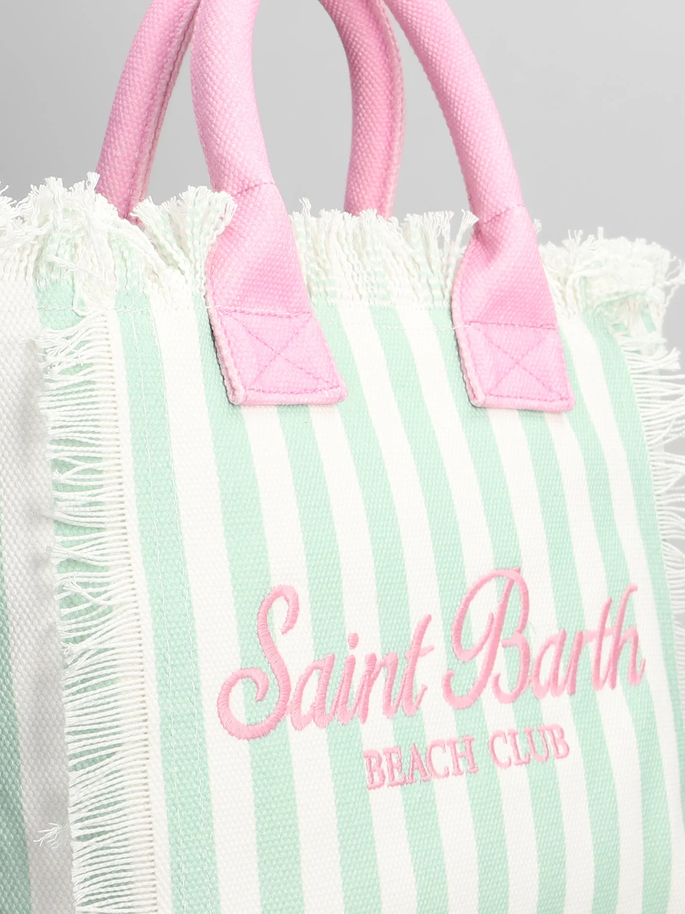 Colette Tote in green cotton - Image 4