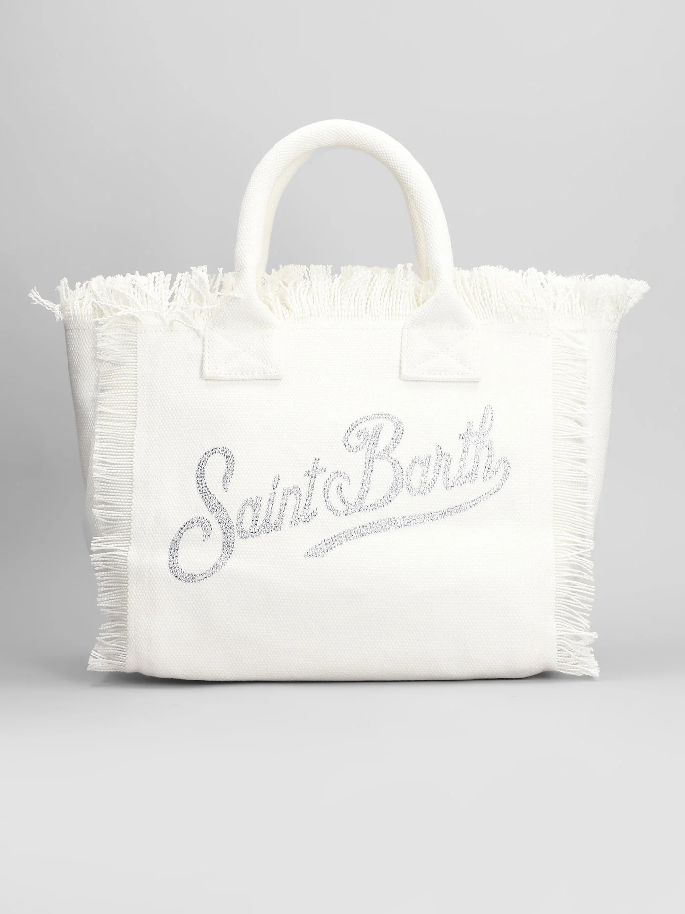 Colette Tote in white cotton - Image 3