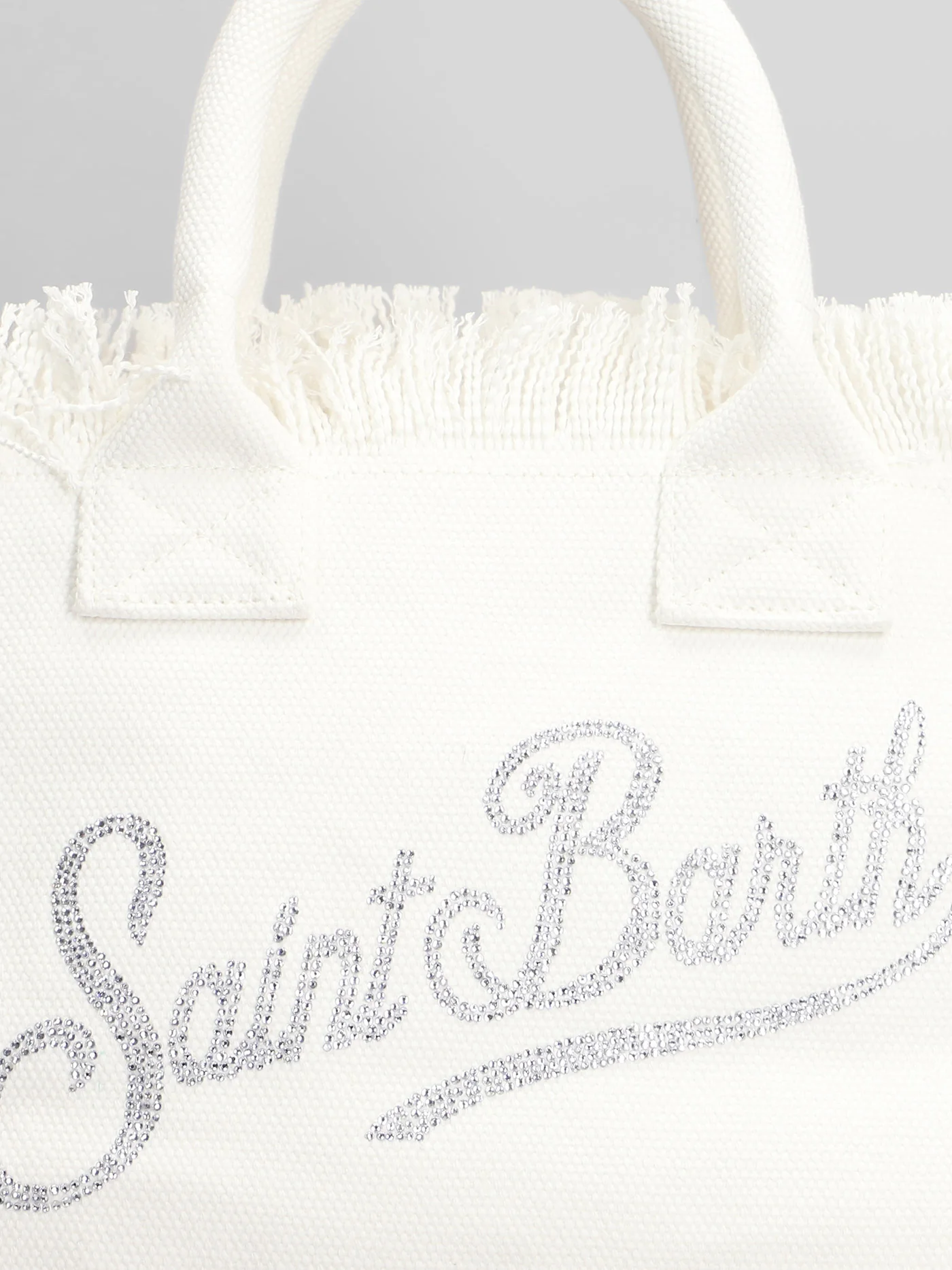 Colette Tote in white cotton - Image 4
