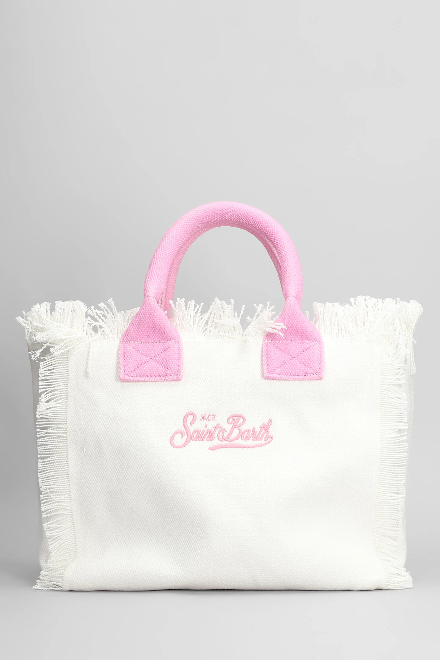 Colette Tote in white cotton - Image 3