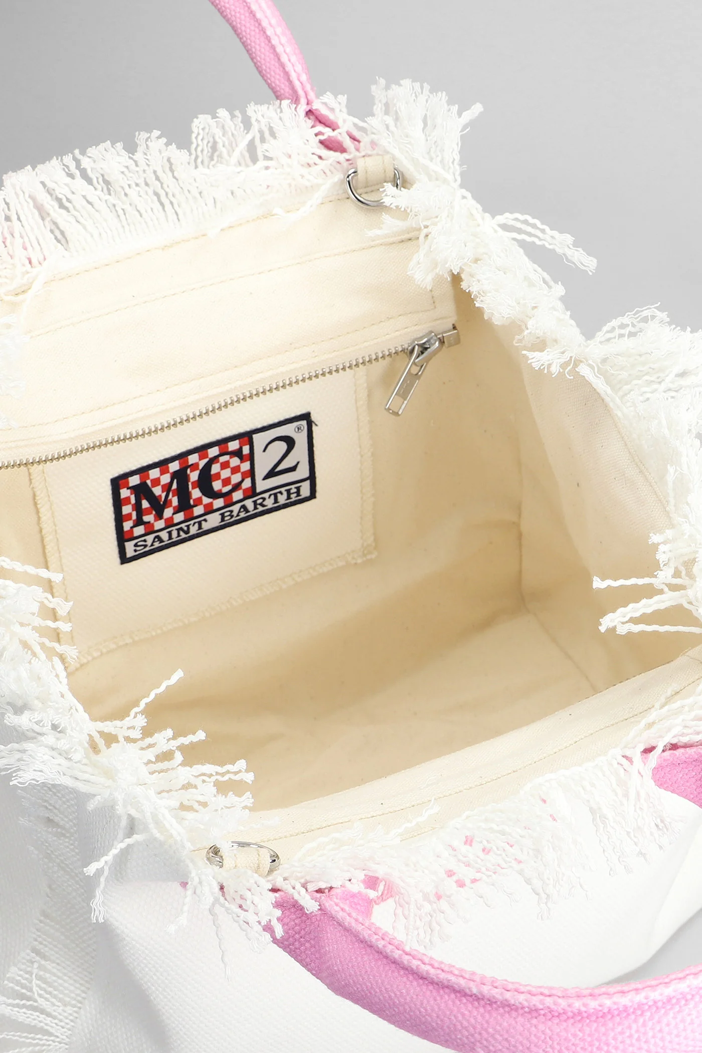 Colette Tote in white cotton - Image 4