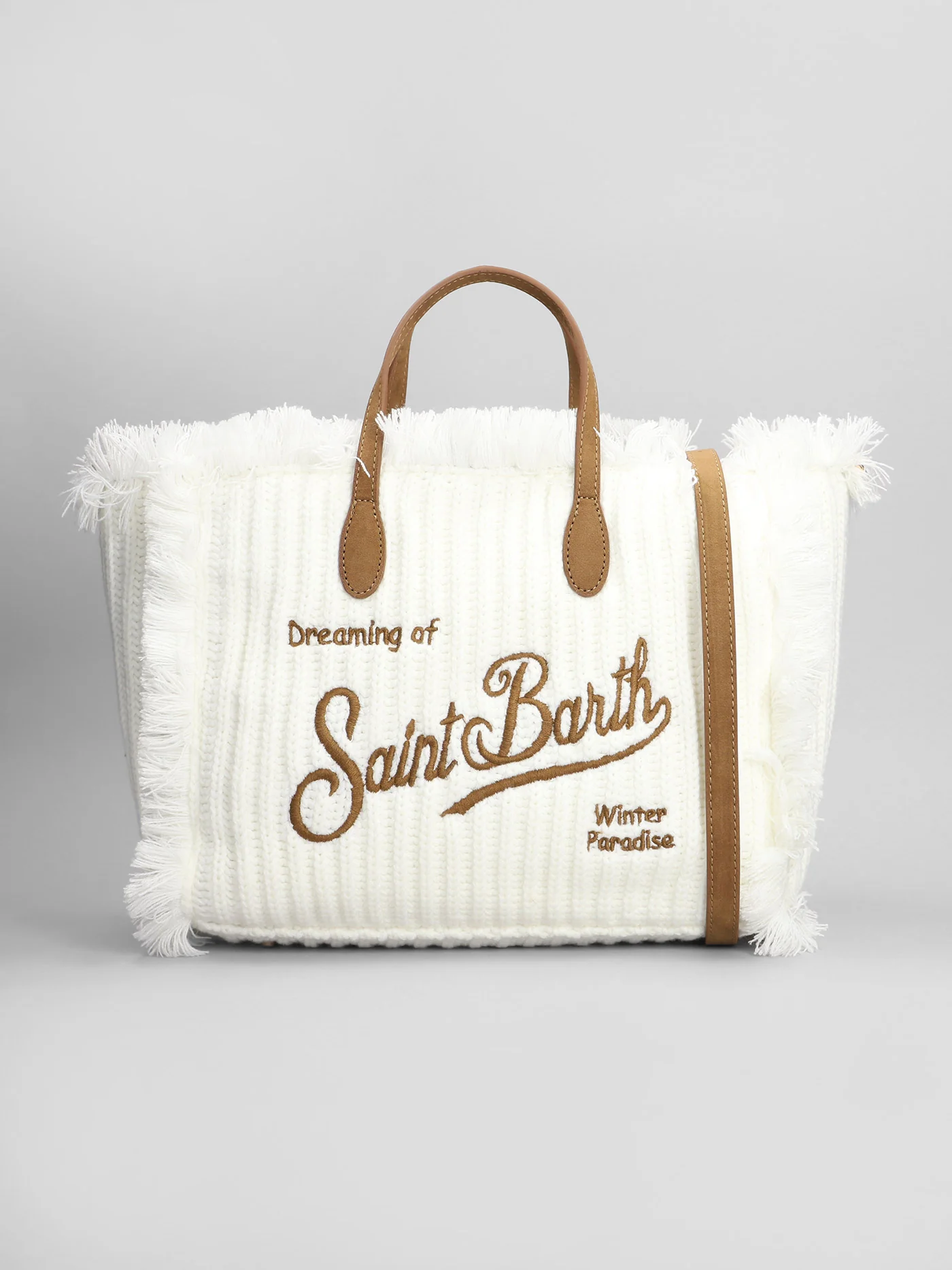 Colette w Tote in white acrylic