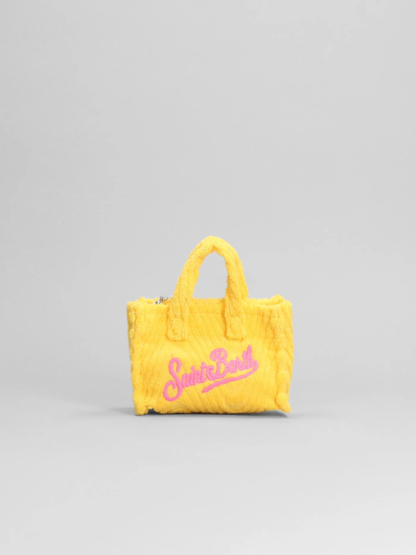 Key bag n Hand bag in yellow polyester - Image 3