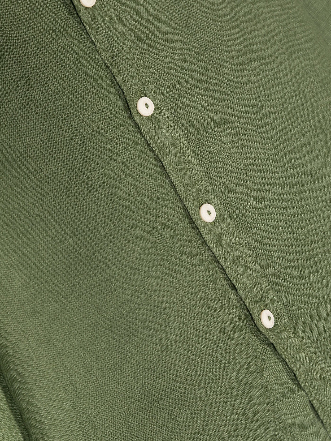 Pati Shirt in green linen - Image 3