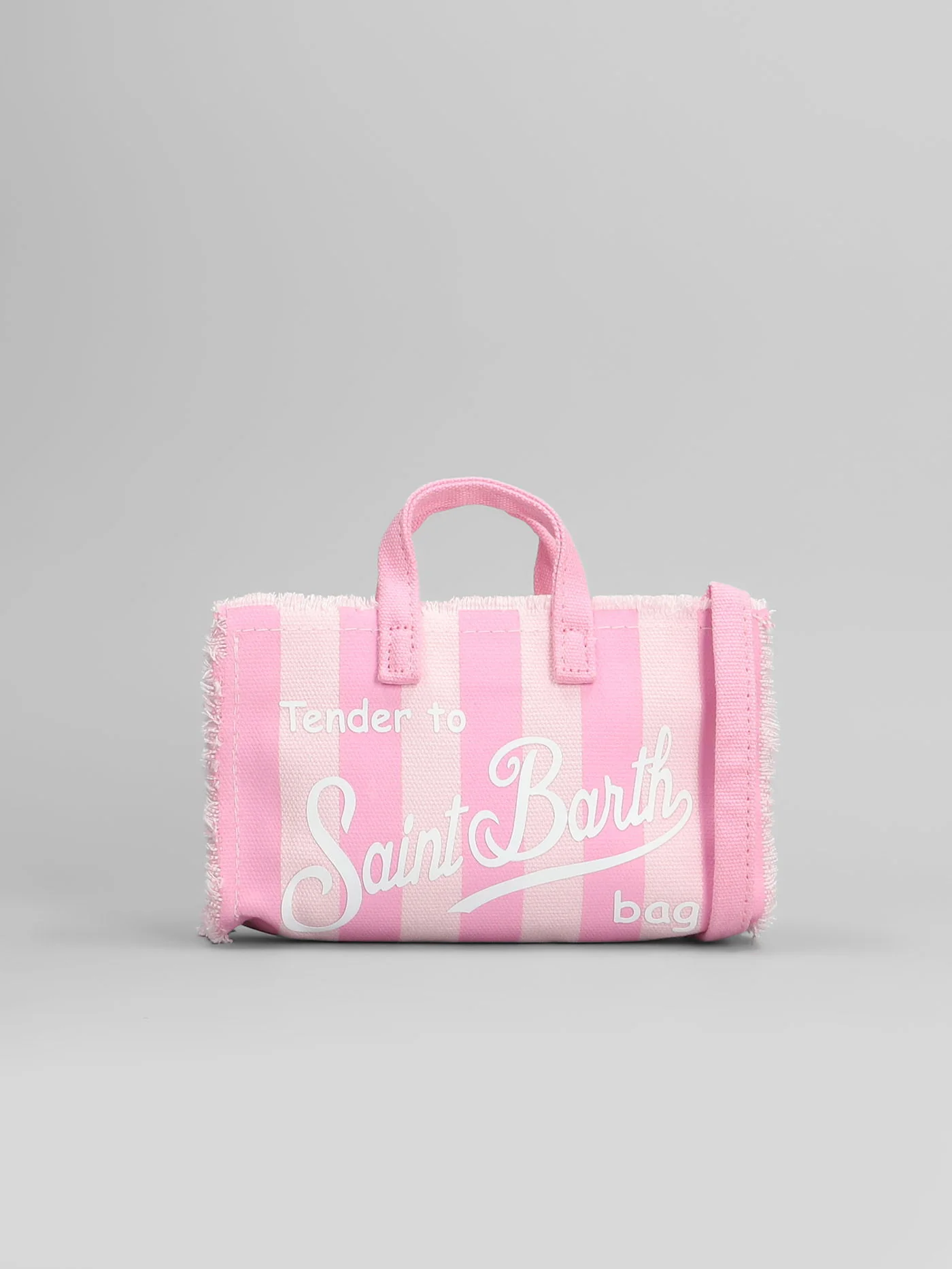 Phone bag Hand bag in rose-pink cotton
