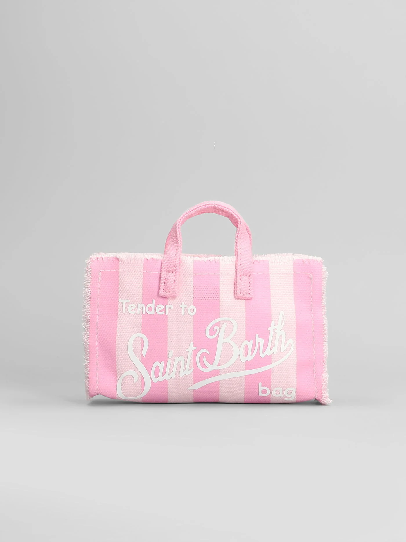 Phone bag Hand bag in rose-pink cotton - Image 3