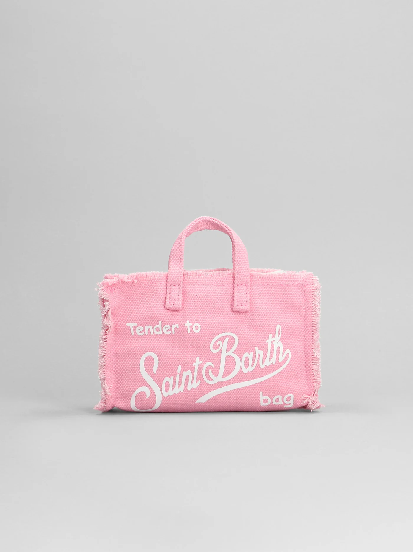 Phone bag Hand bag in rose-pink cotton - Image 3