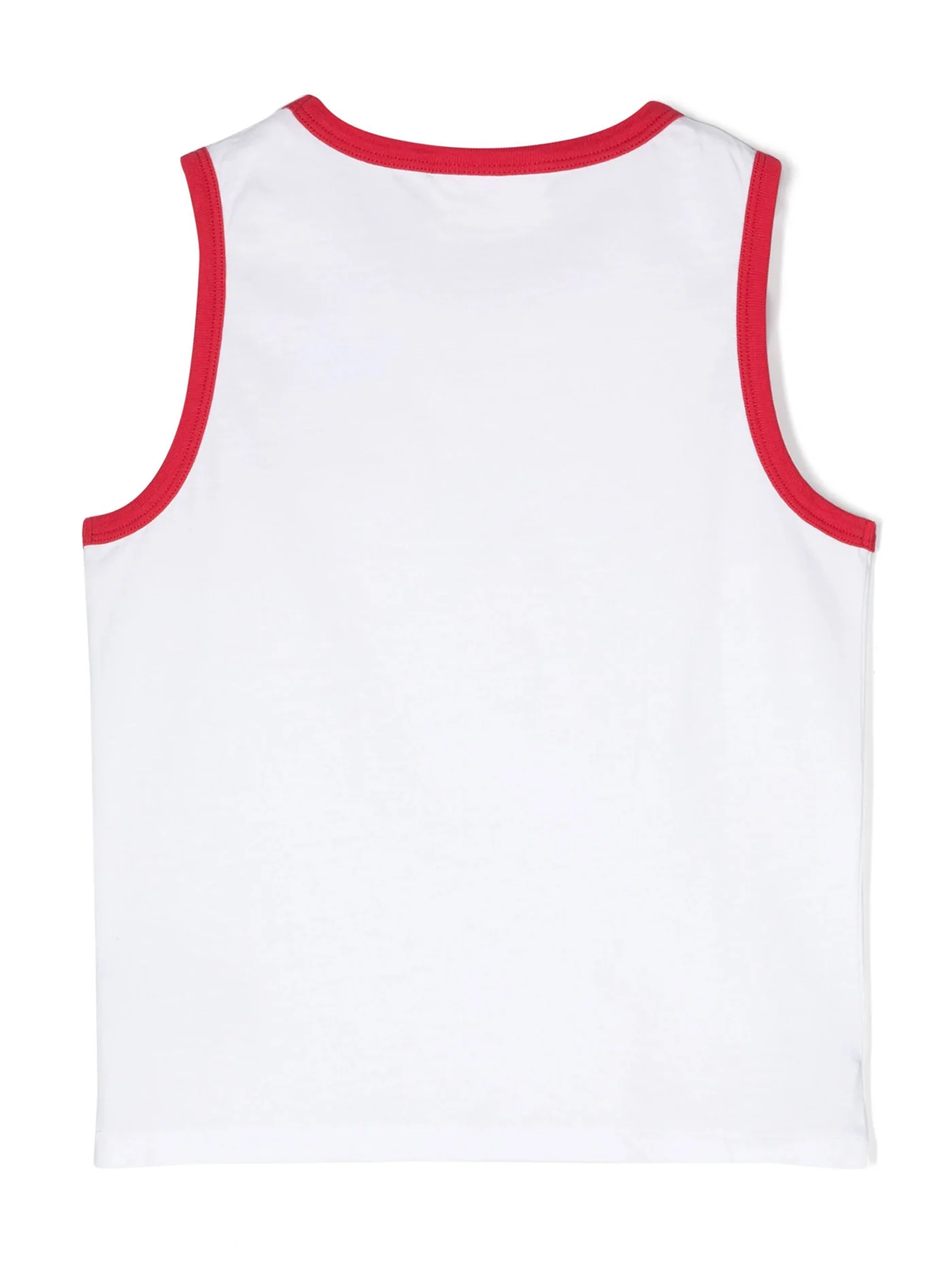 Tanner tank Top in white cotton - Image 2