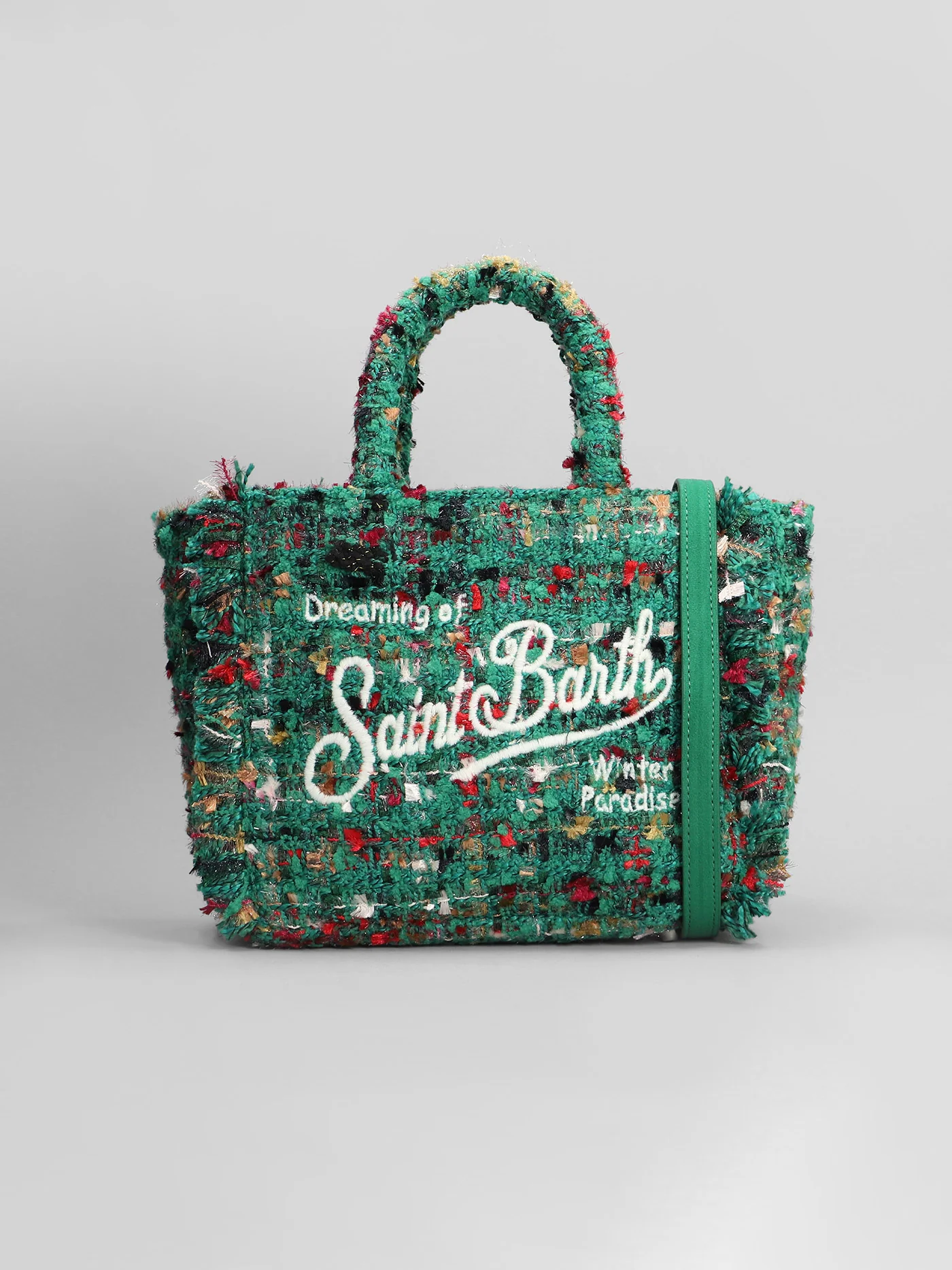 Vanity mini classic Tote in green polyester - Image 5