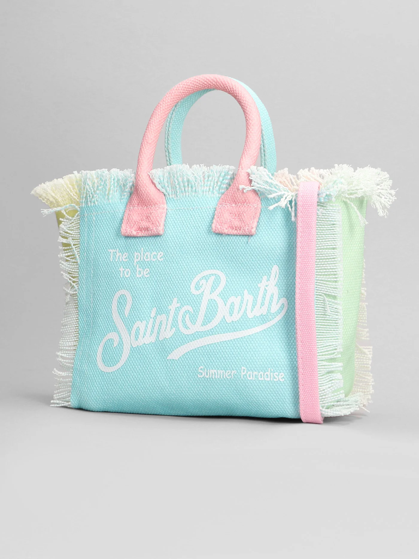 Vanity mini Hand bag in multicolor cotton - Image 2